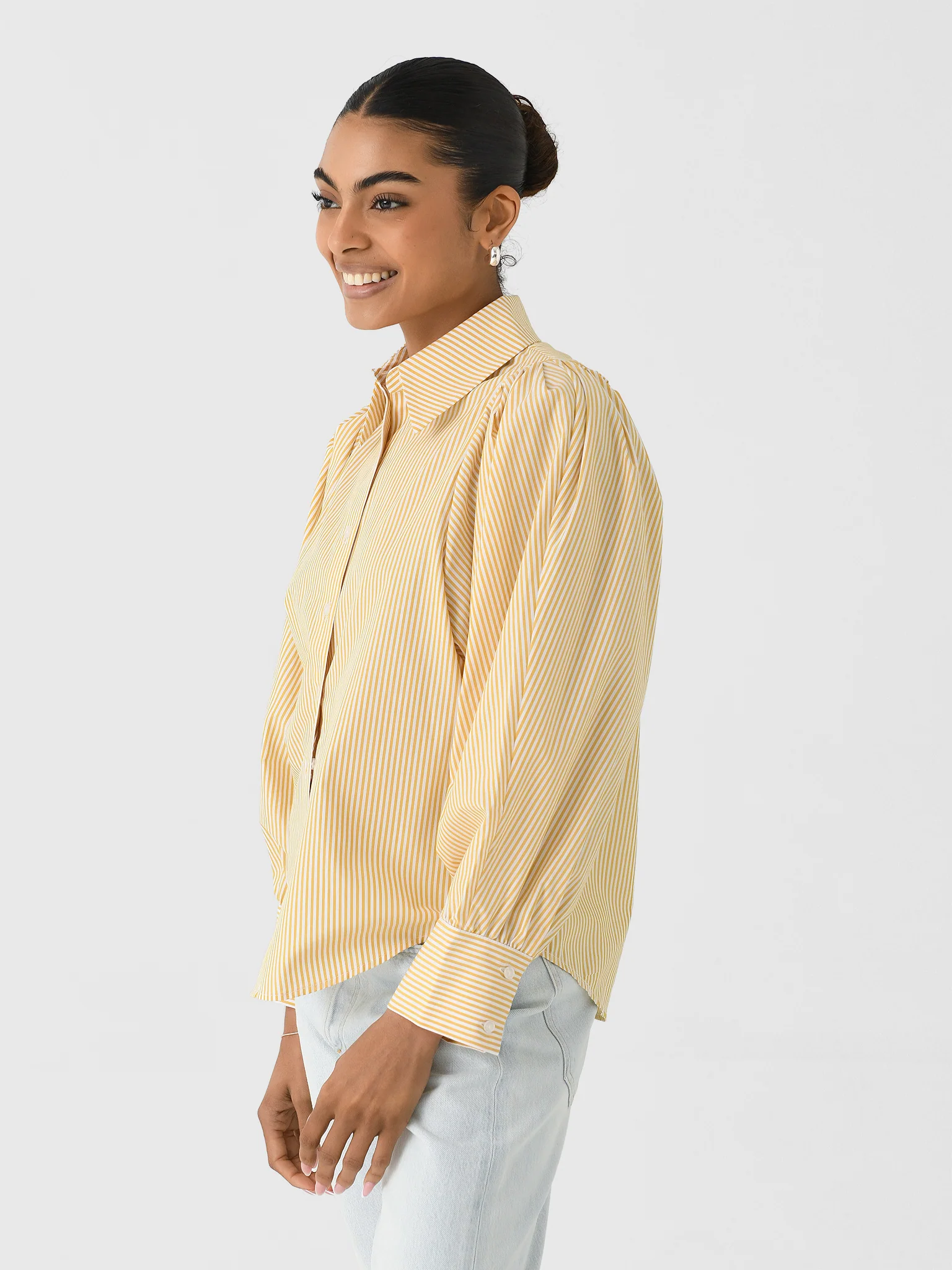 A Shirt Thing Women's Charlotte Candy Stripe Shirt - Image 3
