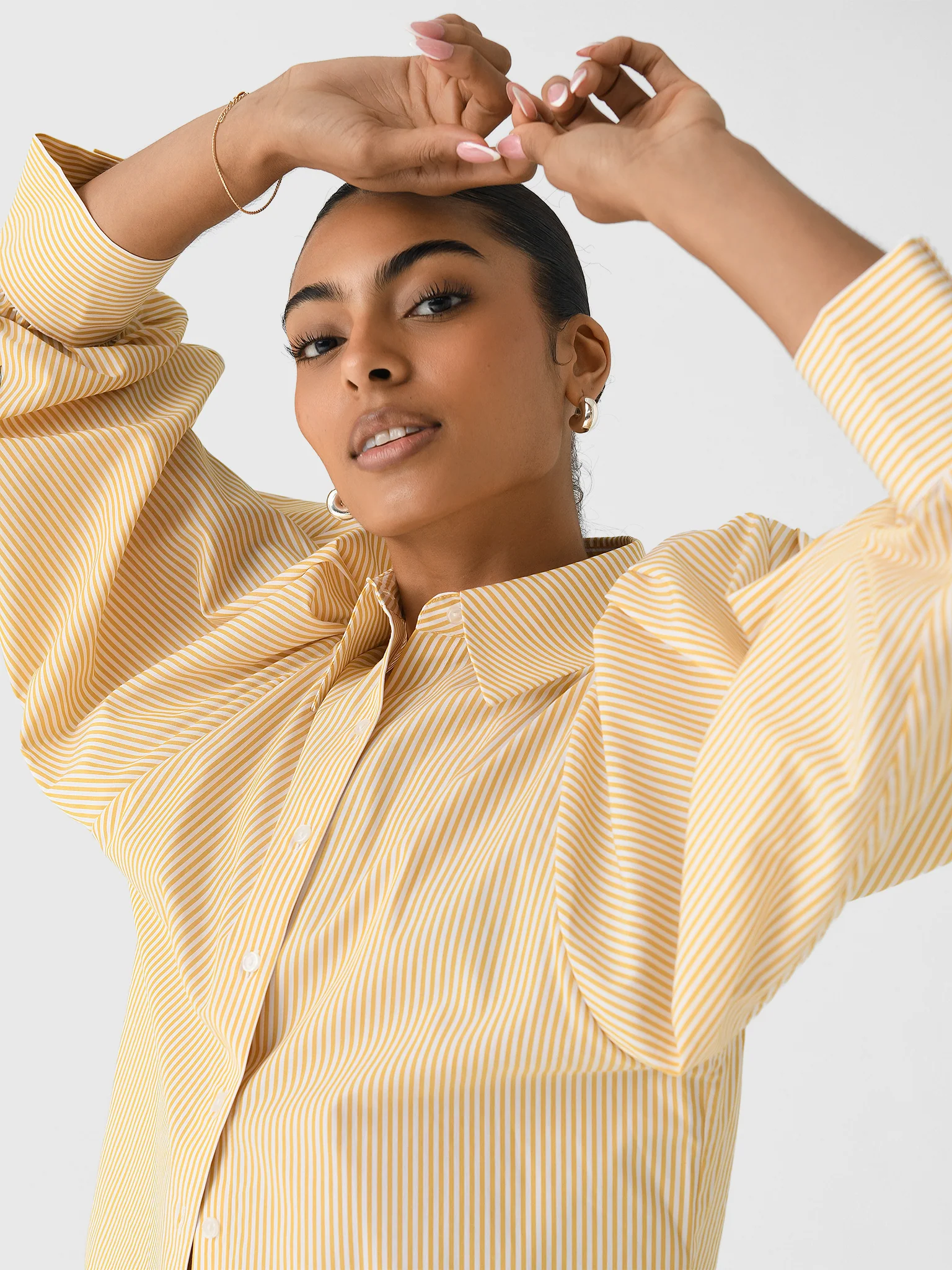 A Shirt Thing Women's Charlotte Candy Stripe Shirt - Image 5