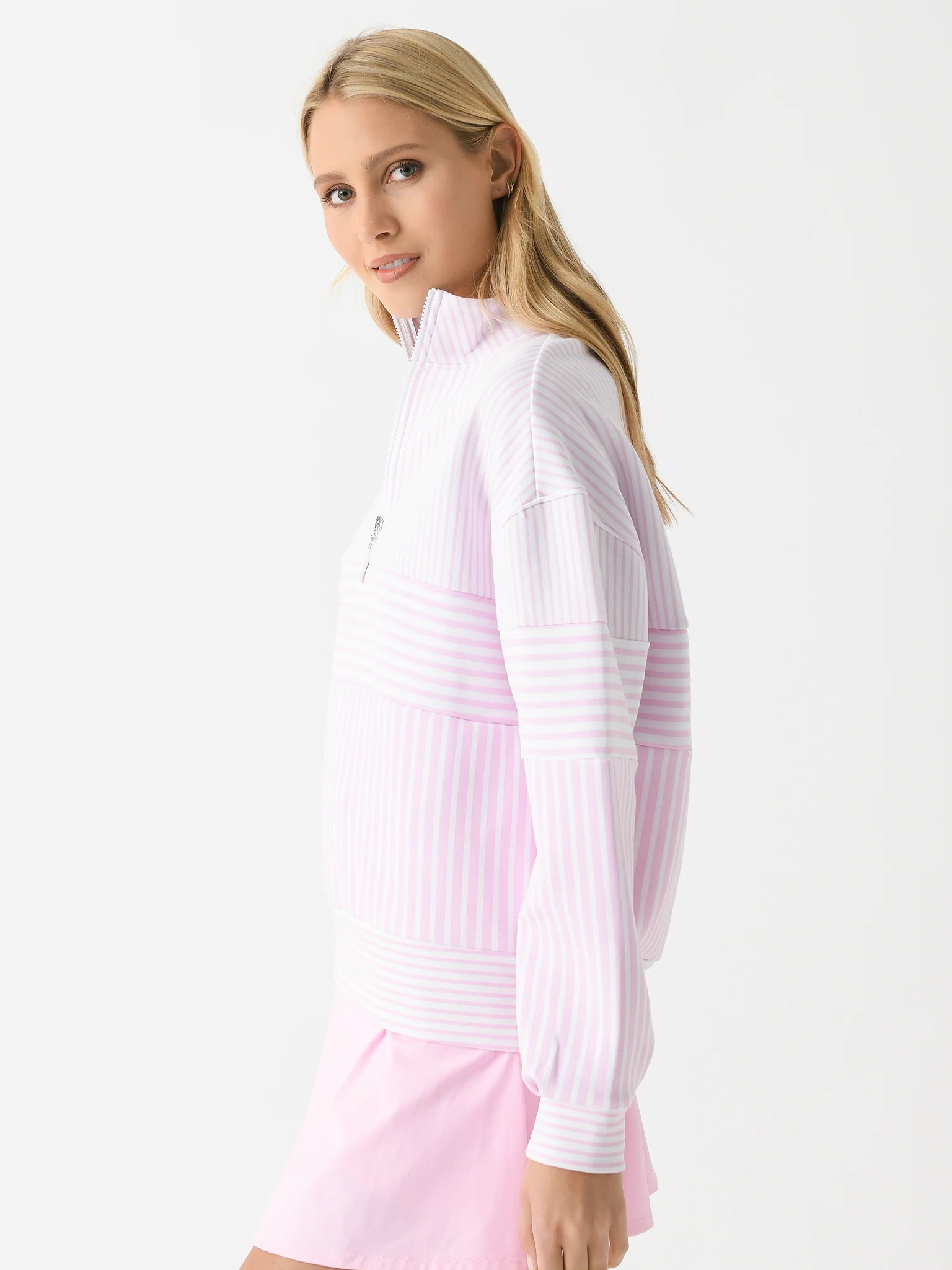 Addison Bay Women's Varsity Quarter Zip - Image 3