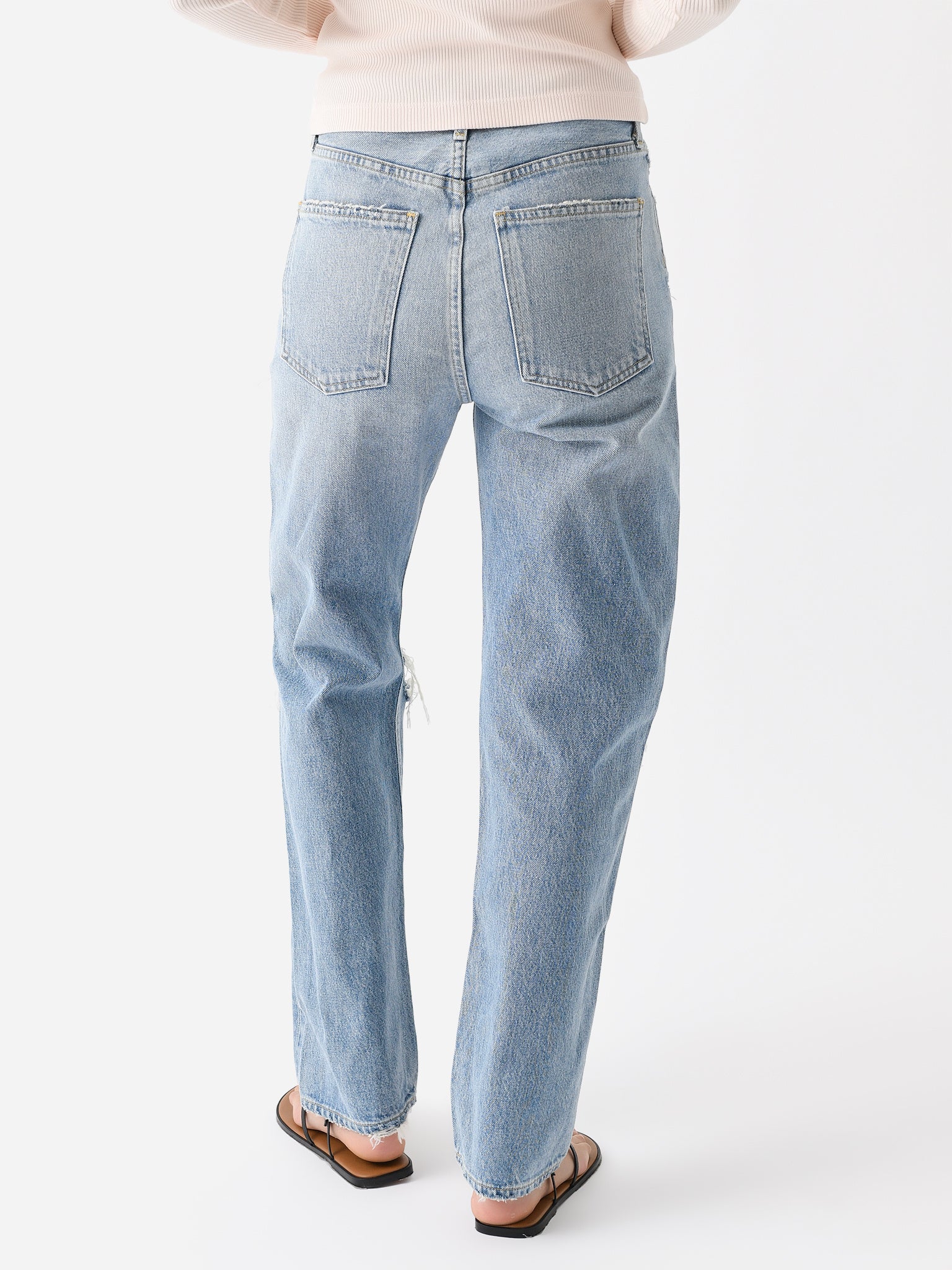Agolde Women's 90s Mid Rise Straight Jean - Image 4