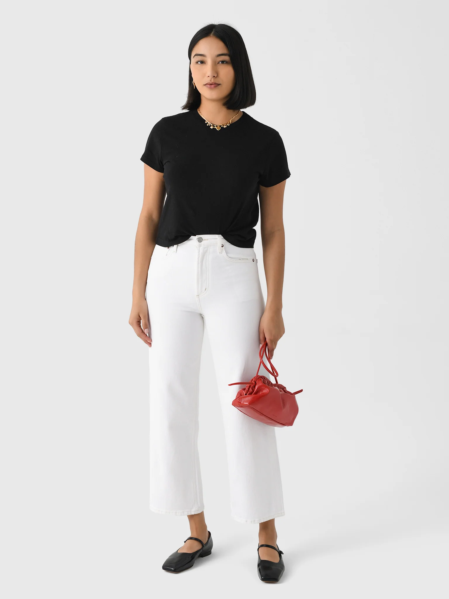 Agolde Women's Adine Shrunken Tee - Image 7