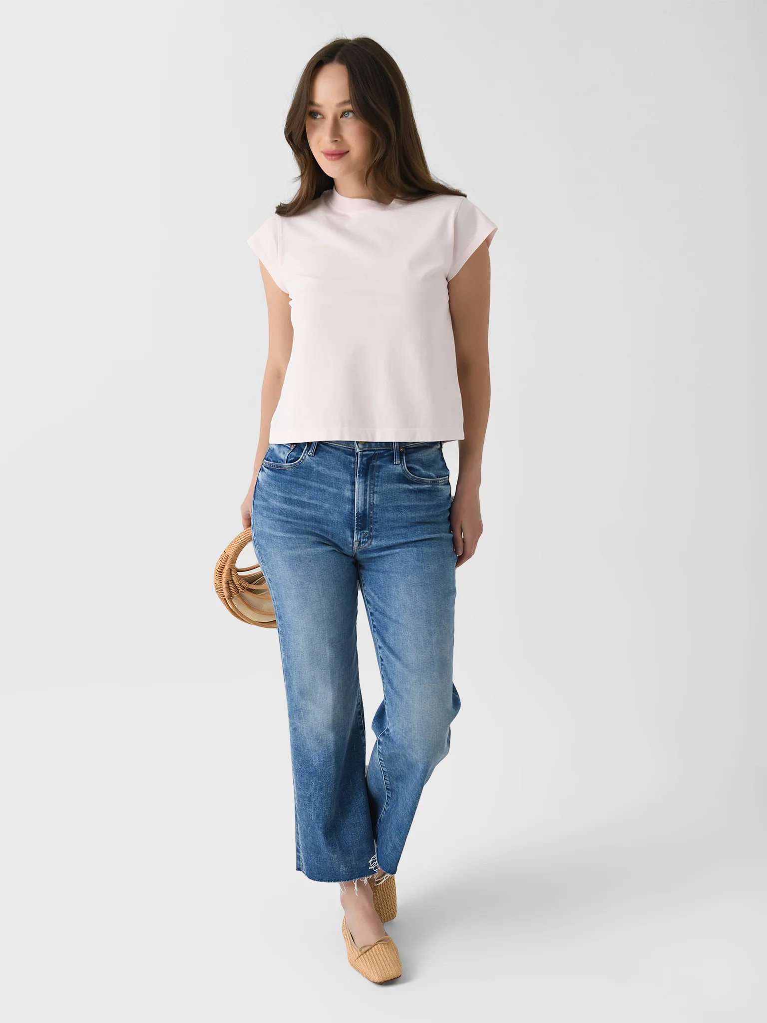 Agolde Women's Bryce Cap Sleeve Tee - Image 10