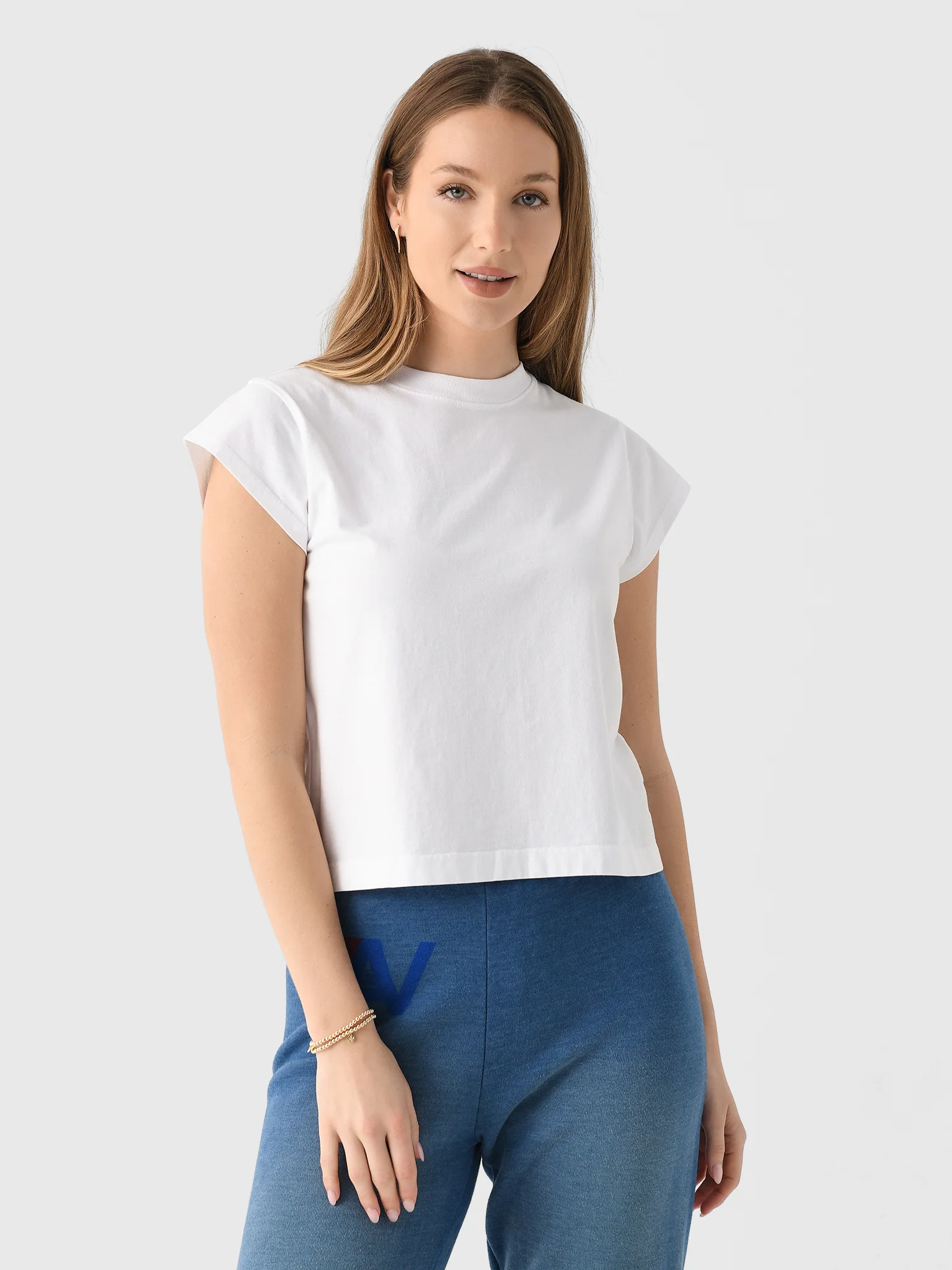 Agolde Women's Bryce Cap Sleeve Tee - Image 18