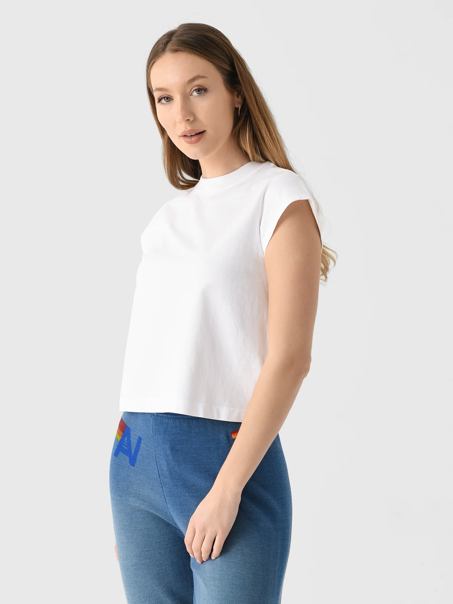 Agolde Women's Bryce Cap Sleeve Tee - Image 20