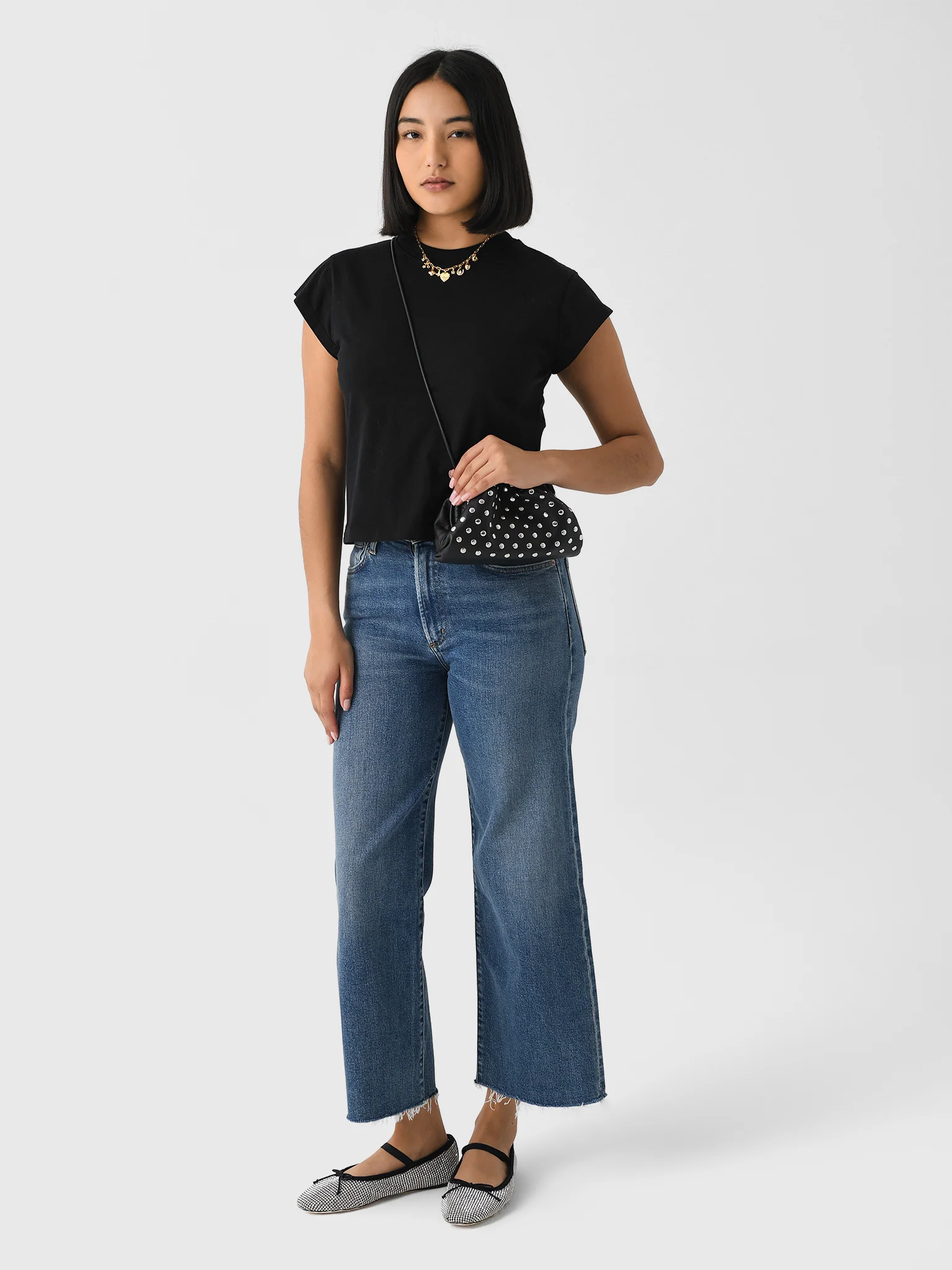 Agolde Women's Bryce Cap Sleeve Tee - Image 6