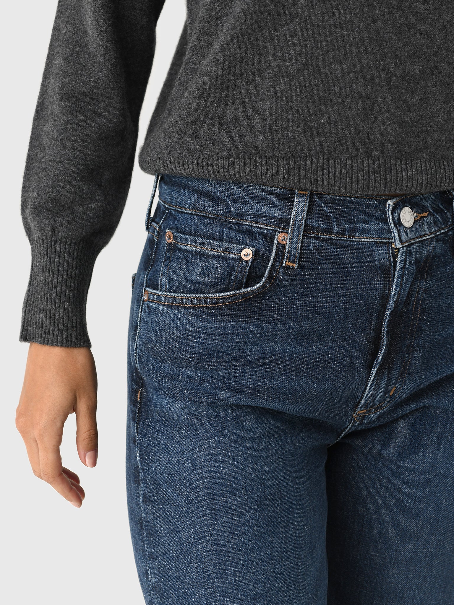 Agolde Women's Harper Straight Jean - Image 5
