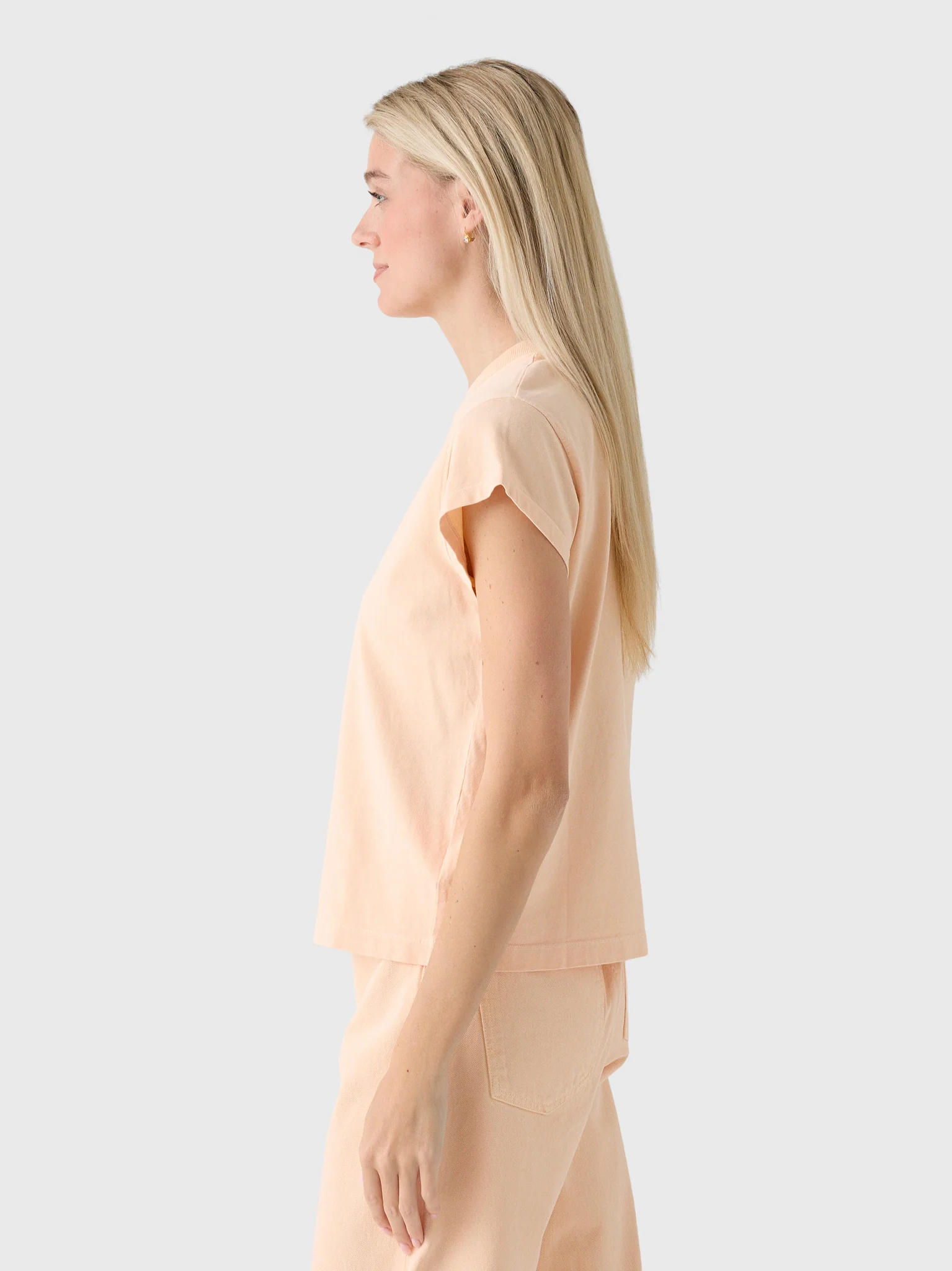 Agolde Women's Long Line Bryce Cap Sleeve Tee - Image 3