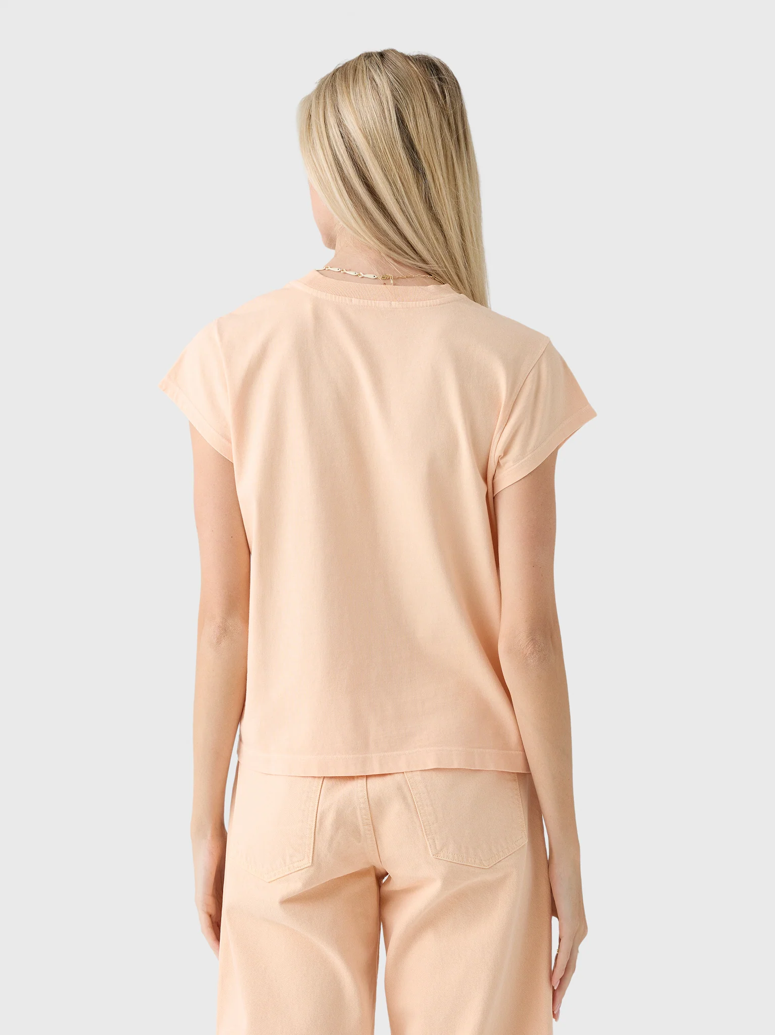 Agolde Women's Long Line Bryce Cap Sleeve Tee - Image 4