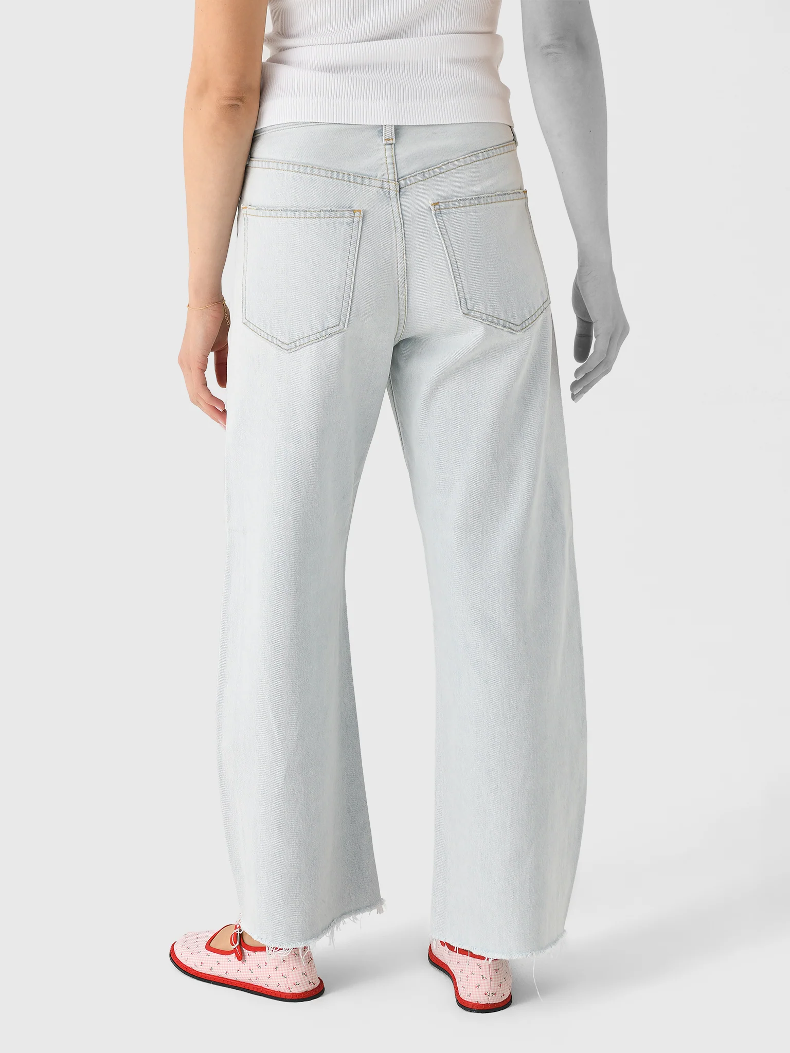 Agolde Women's Low Curve Fray Jean - Image 4