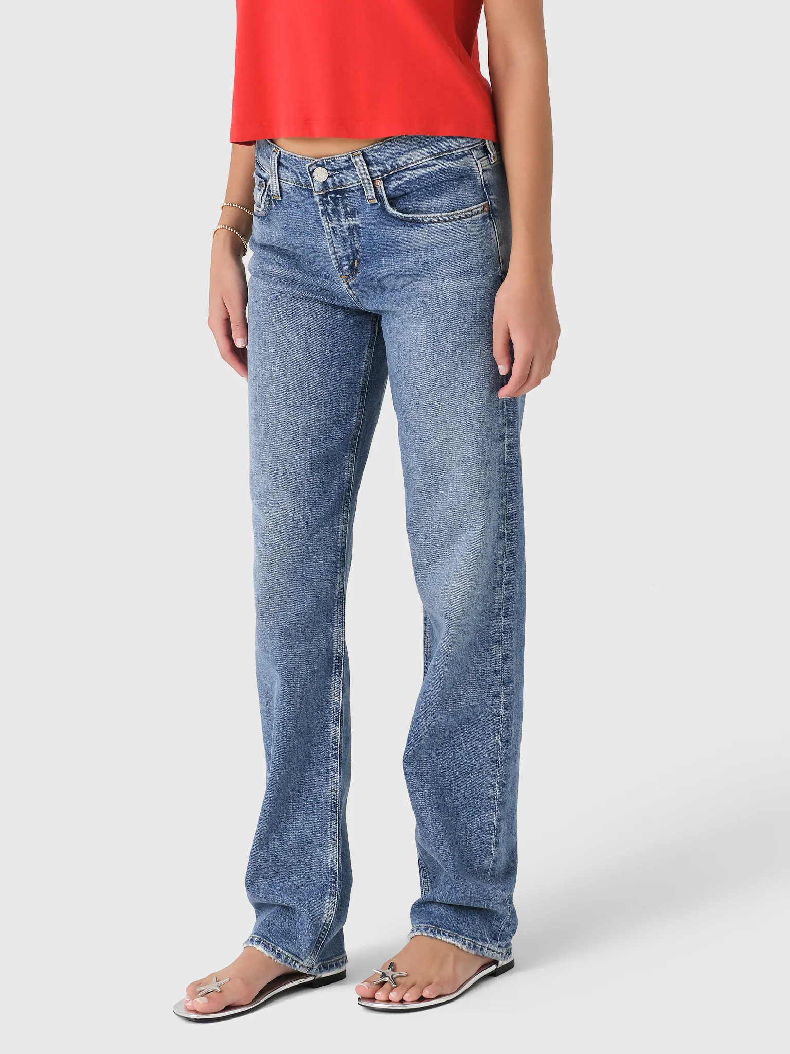 Agolde Women's Low Rise Slim Jean - Image 3