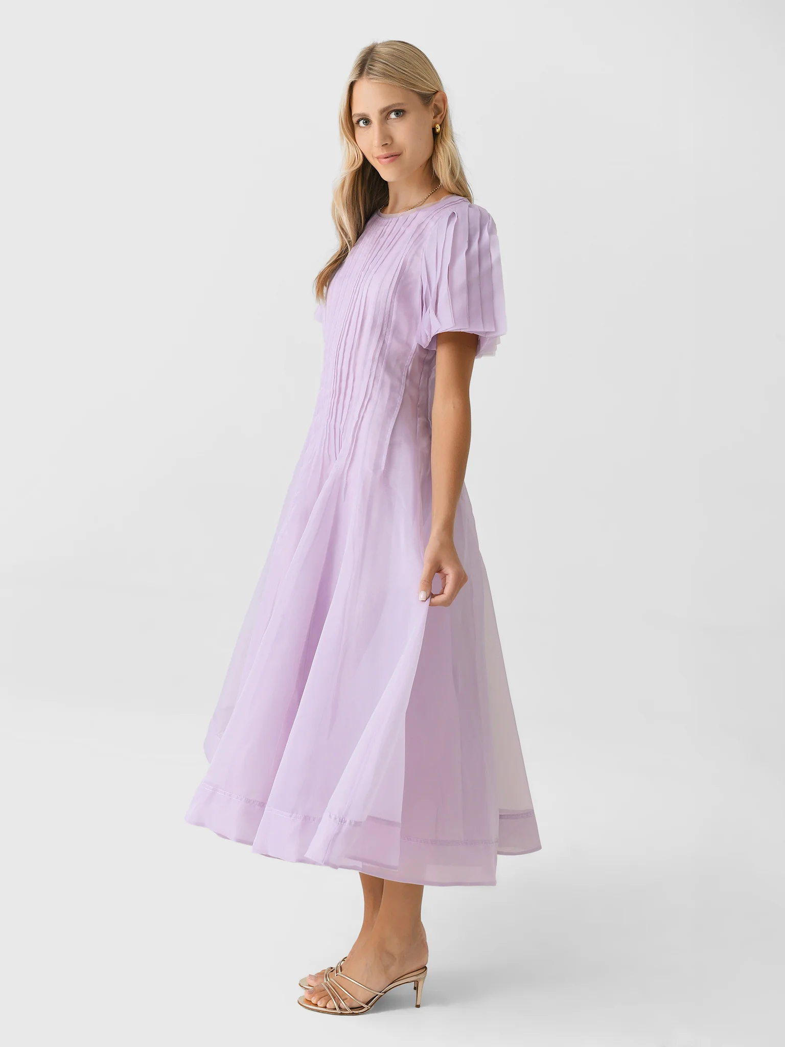 AJE Women's Nova Pleated Midi Dress - Image 2