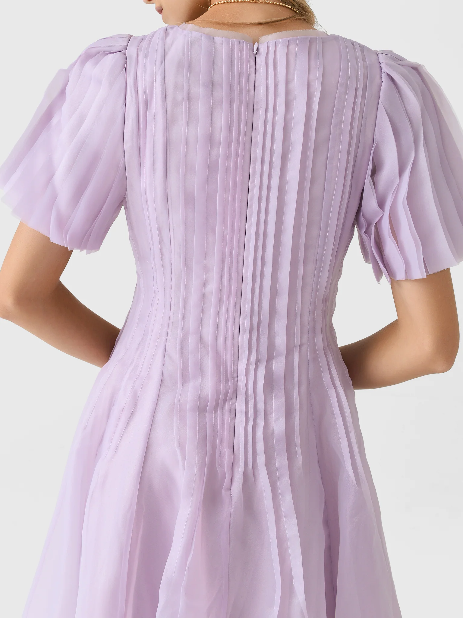 AJE Women's Nova Pleated Midi Dress - Image 5