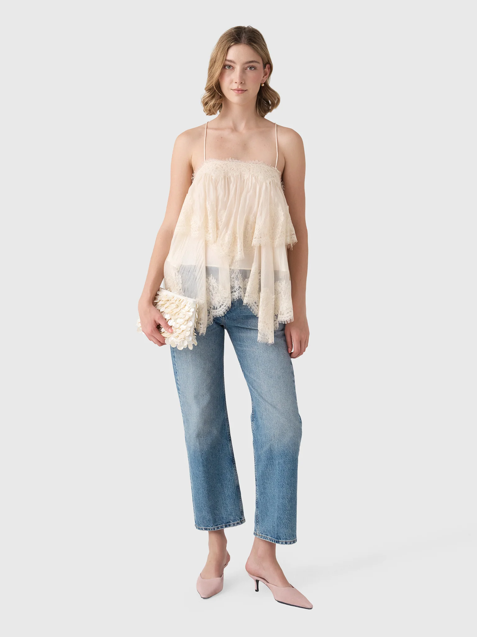 AJE Women's Ophelia Lace Cami - Image 8