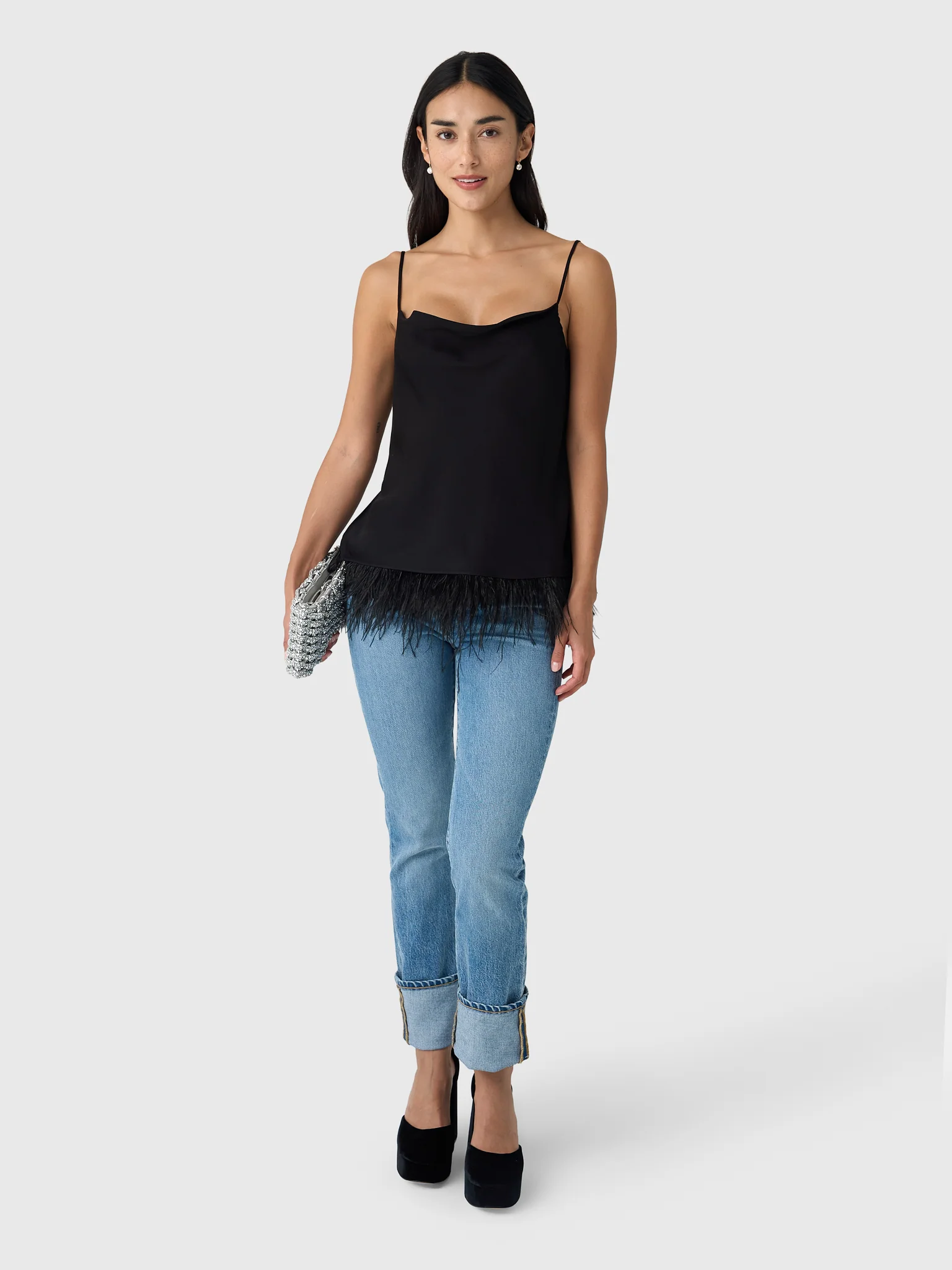 ALC Women's Eliza Feather Trimmed Camisole Top - Image 2