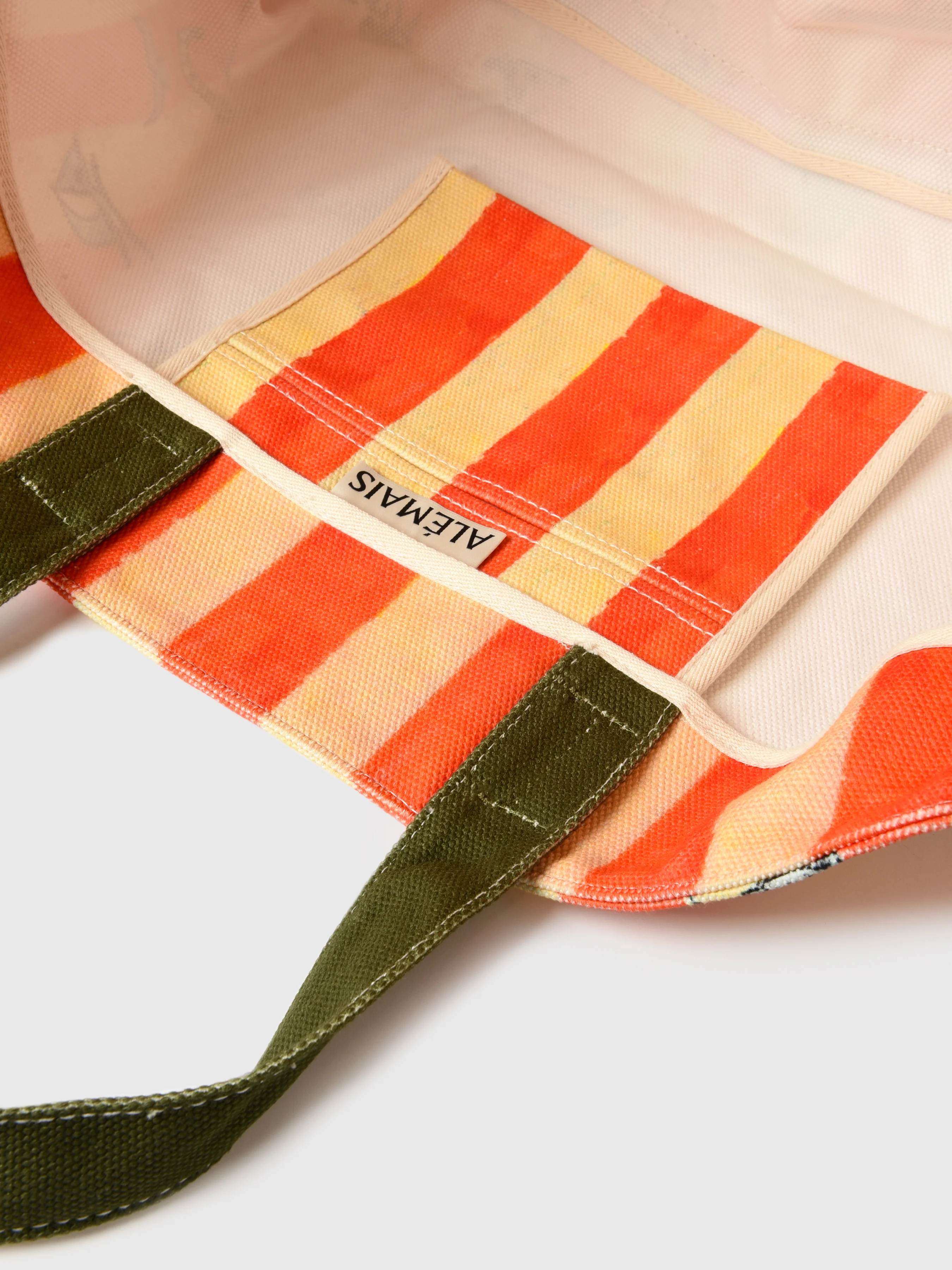 Alemais Miki Striped Oversize Tote - Image 4