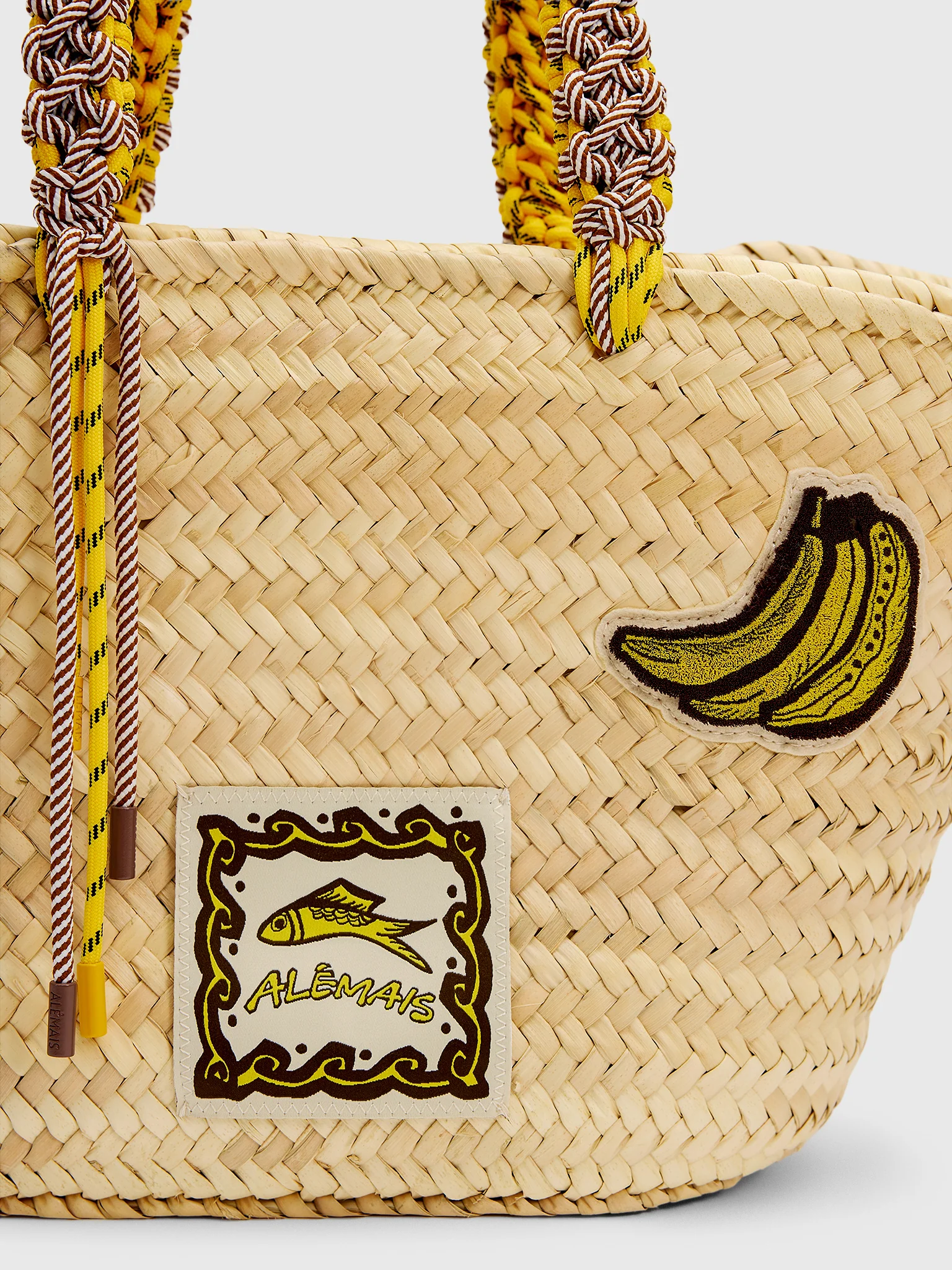 Alemais Mona Midi Macrame Basket - Image 4