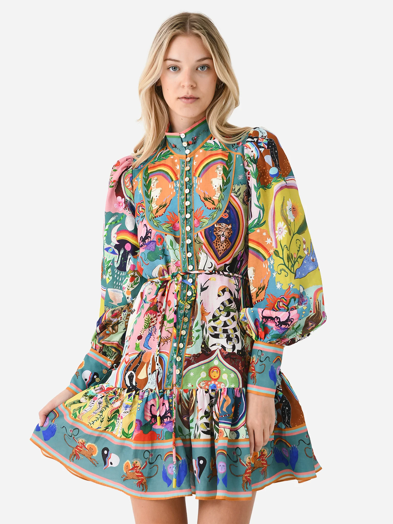 Alemais Women's Evergreen Mini Dress - Image 6