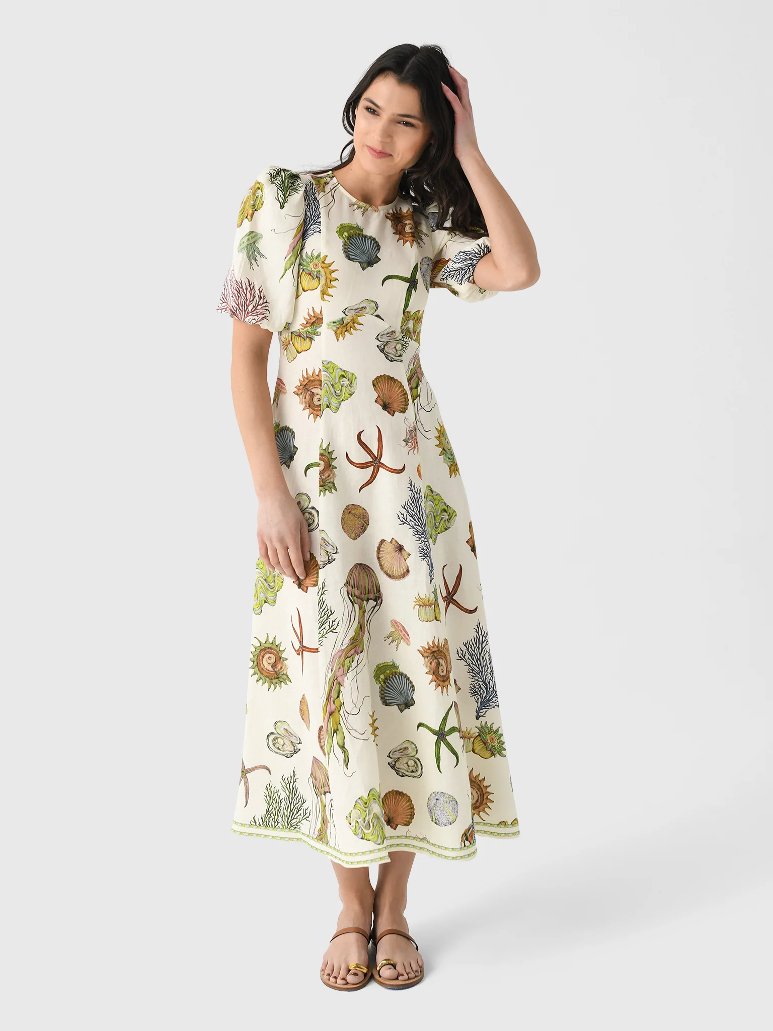 Alemais Women's Sea Midi Dress