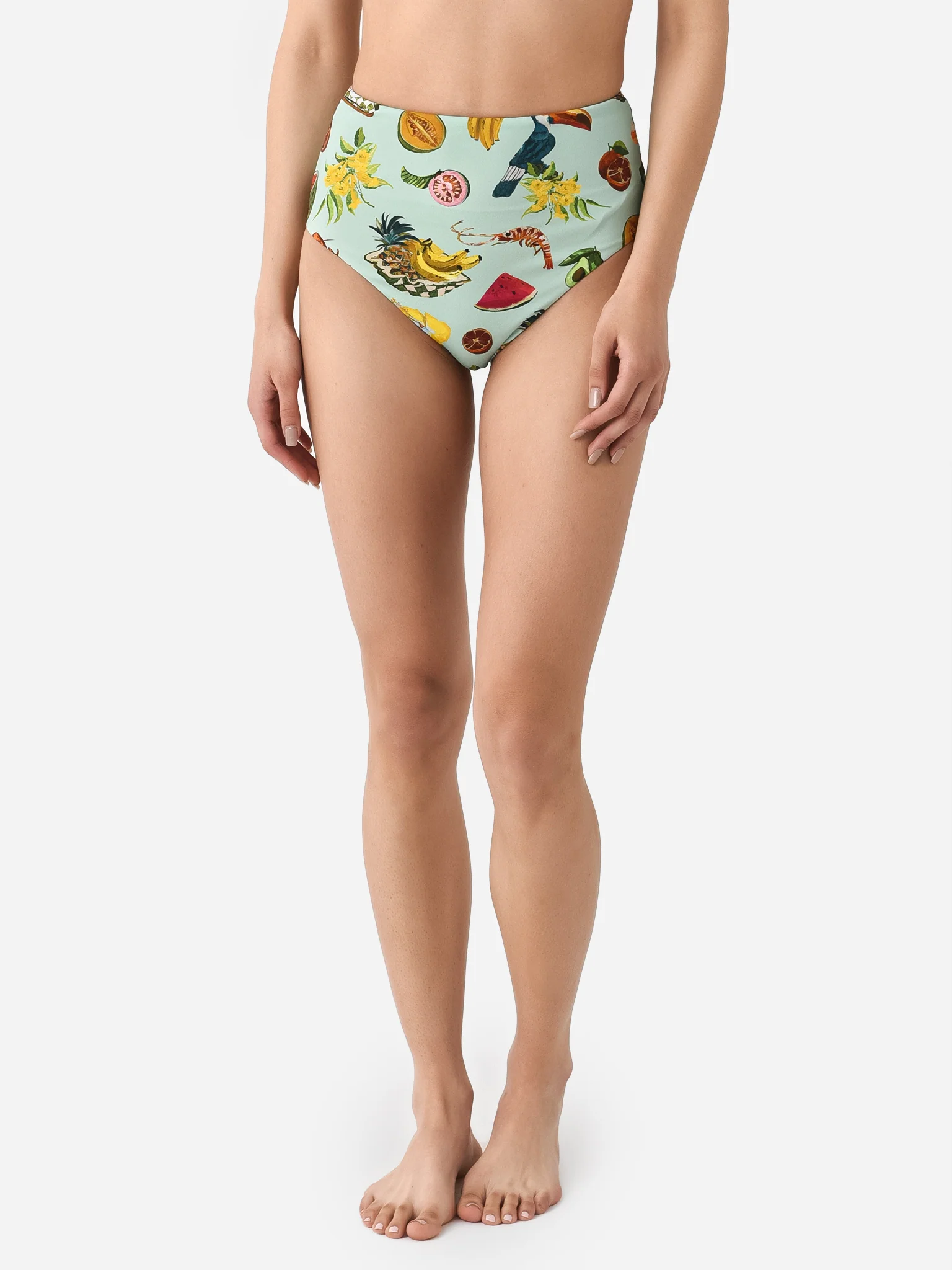 Alemais Women's Theo High Rise Bikini Bottom
