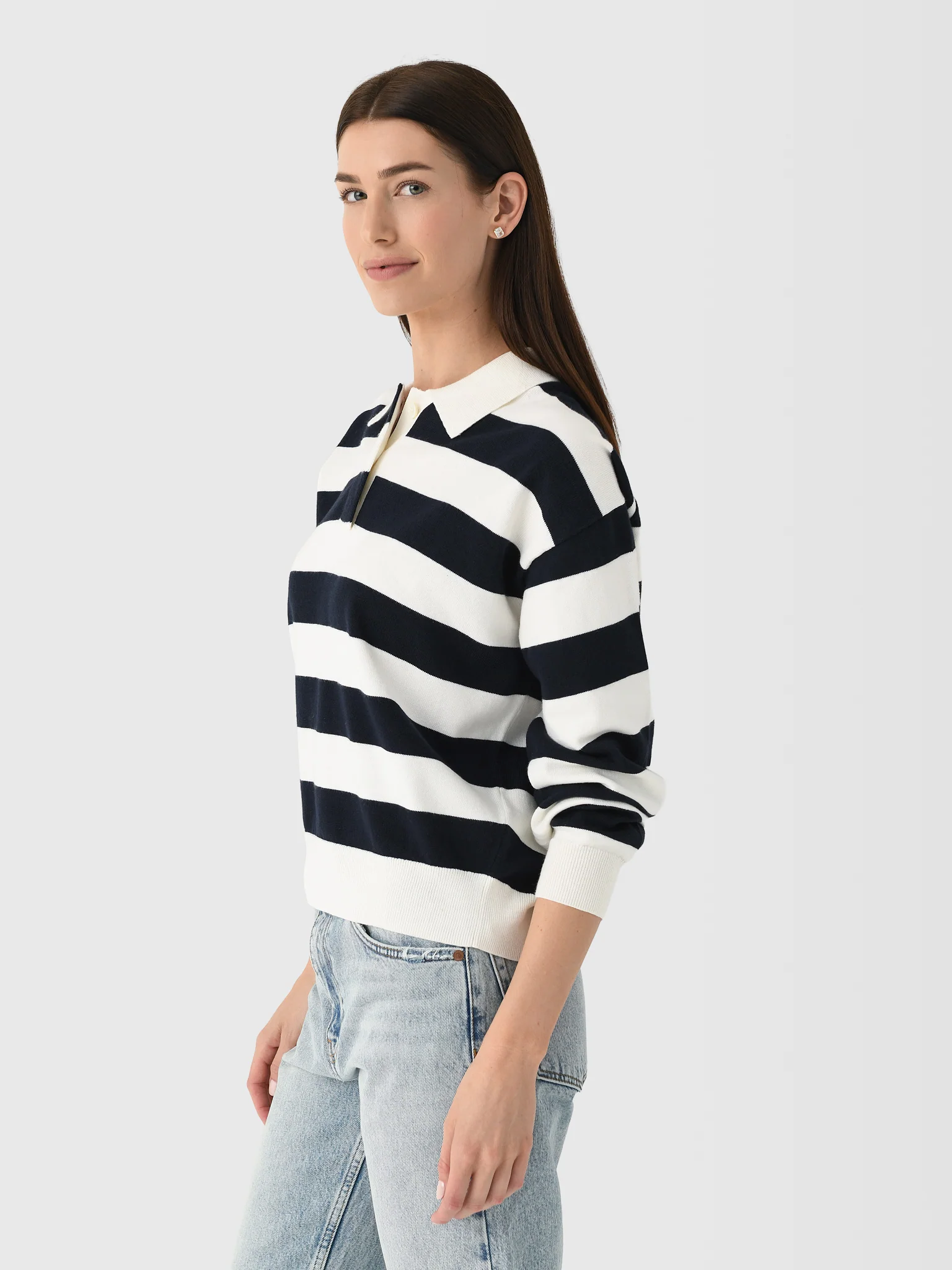 Alex Mill Women's Bond St Striped Polo - Image 3