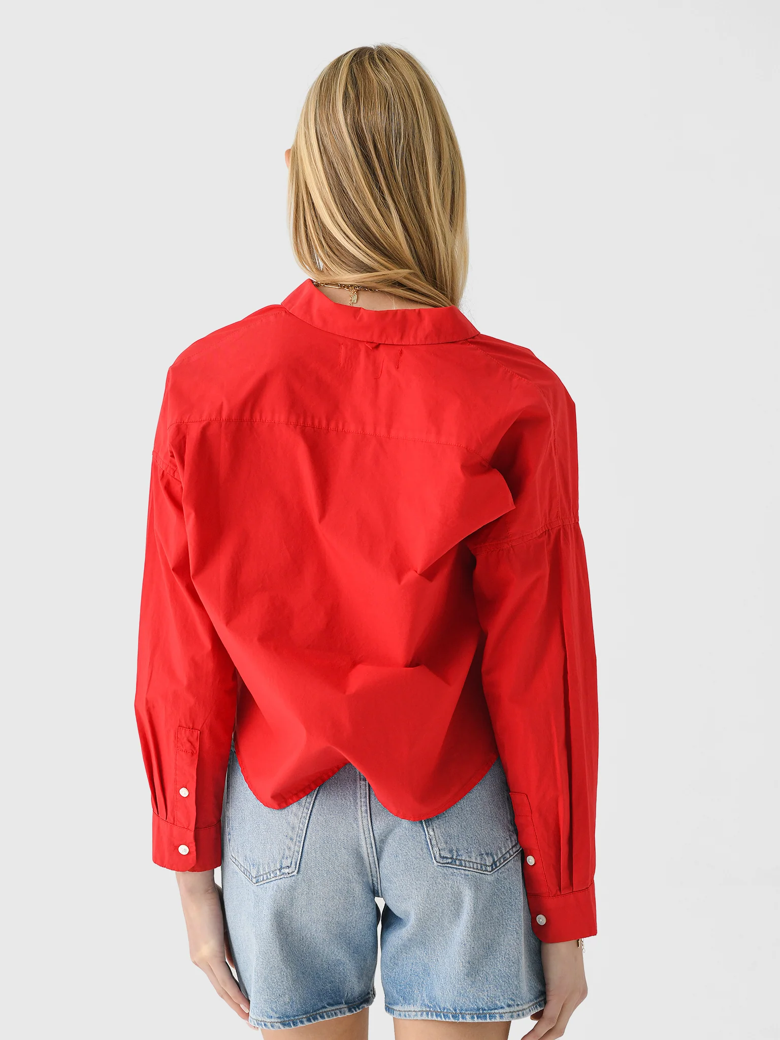Alex Mill Women's Cropped Jo Shirt - Image 4