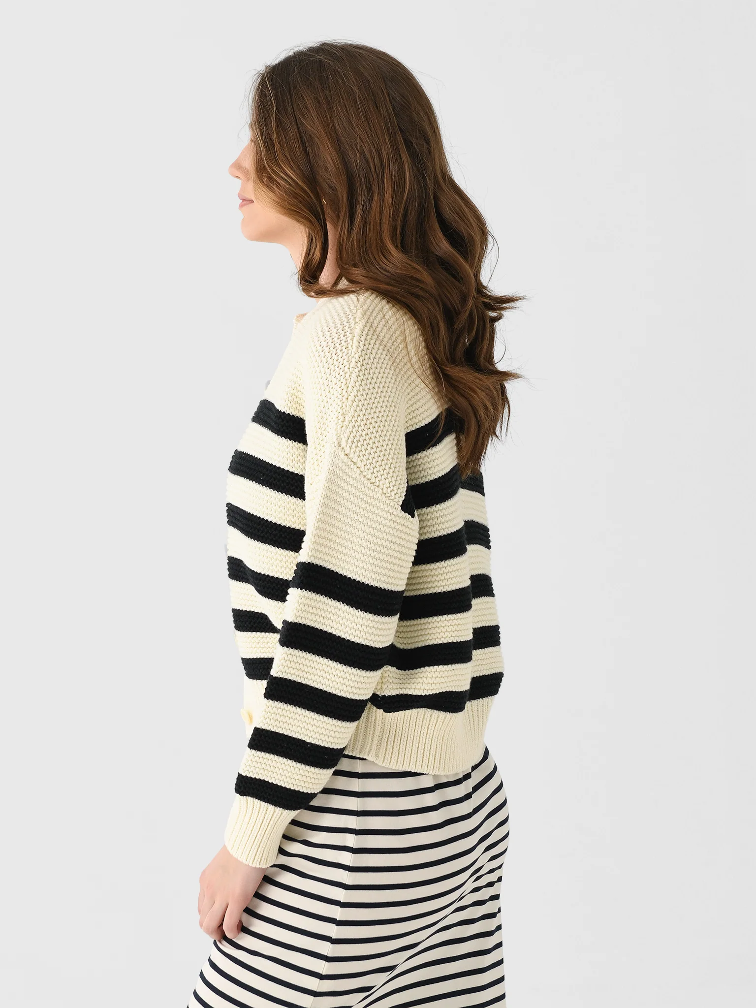 Alex Mill Women's Nico Stripe Cardigan - Image 3