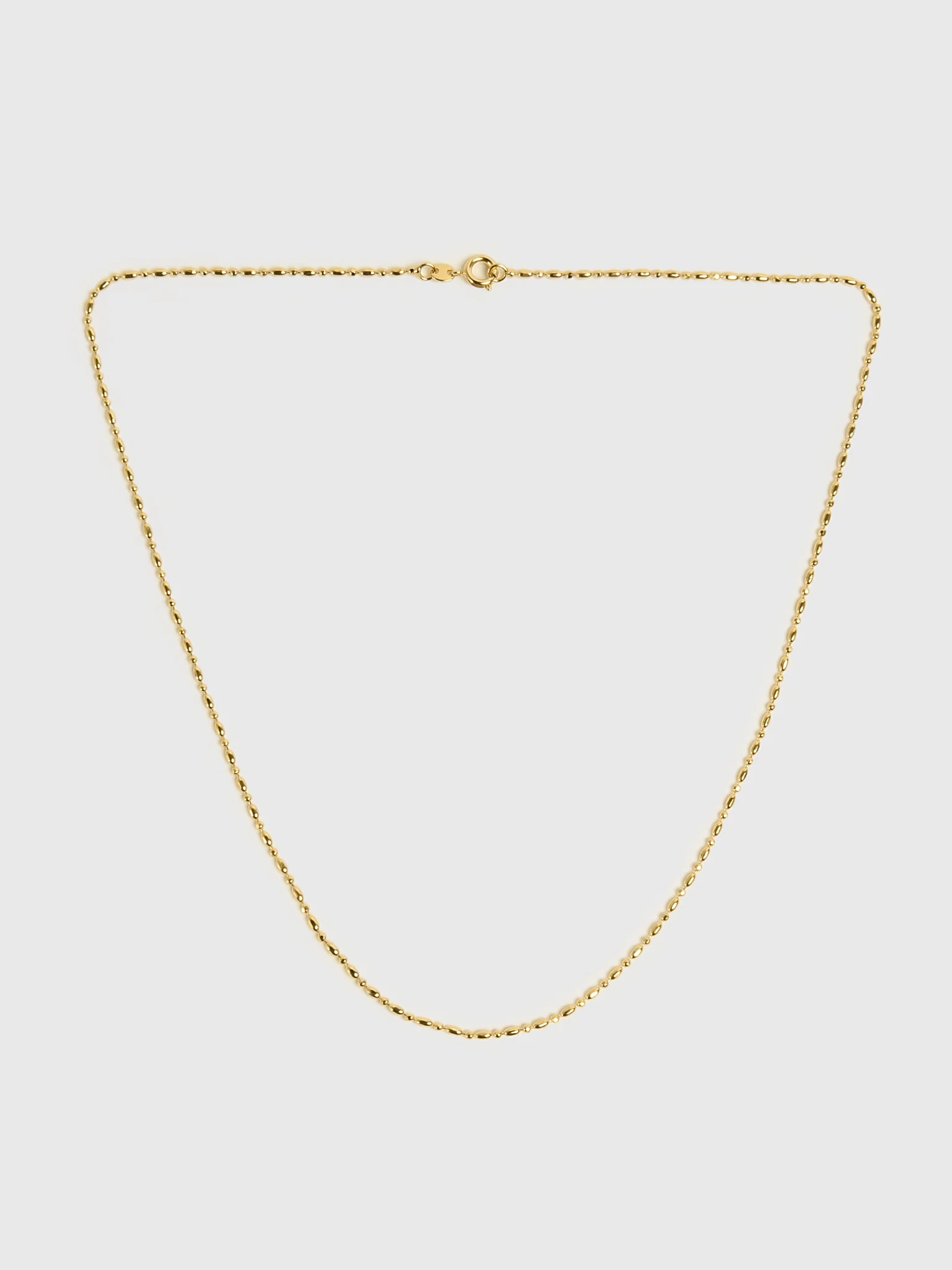 Alexa Leigh Gold Bar & Ball Chain Necklace