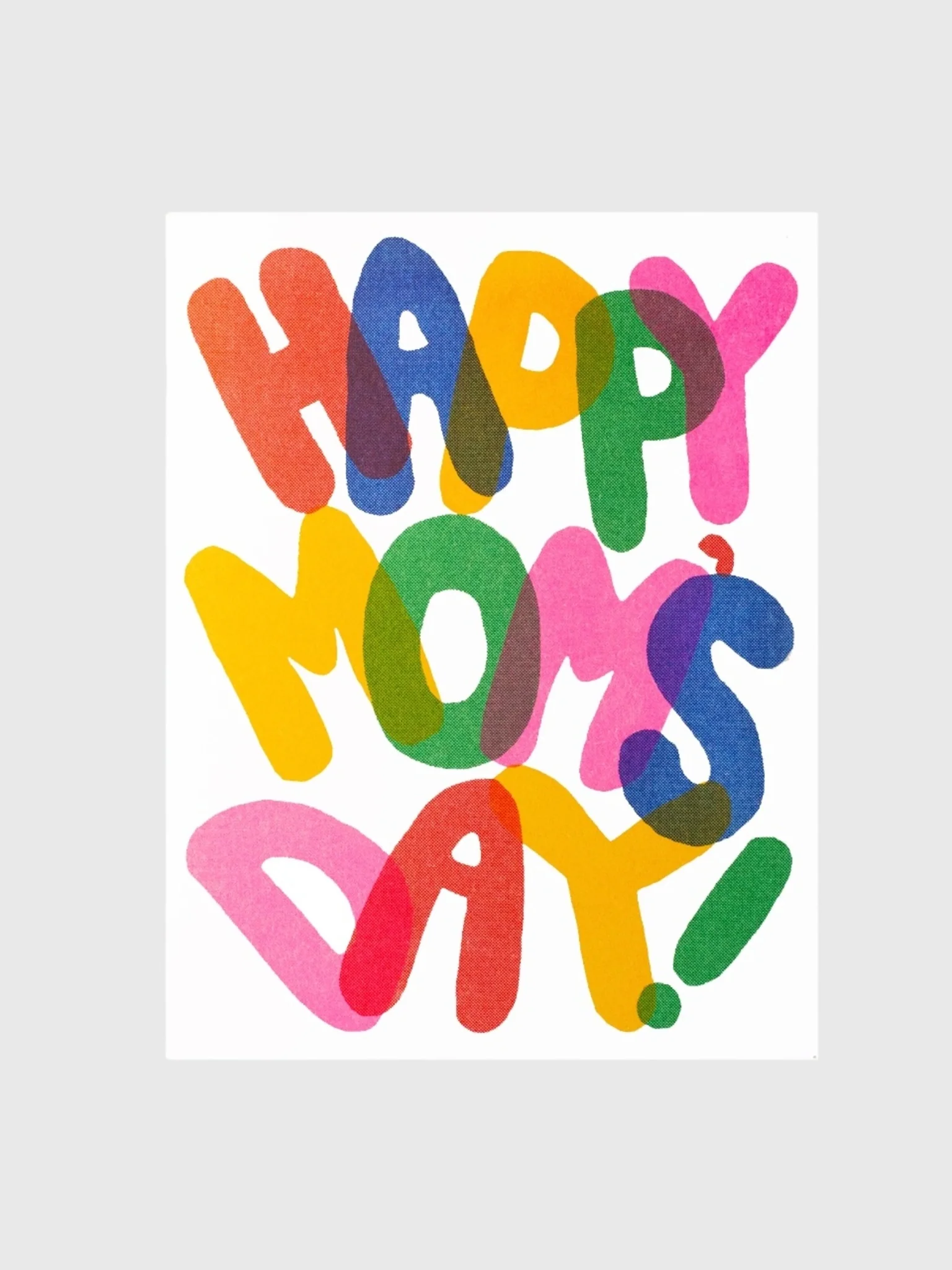 Alphabet Studios Mom's Day Crooked Card