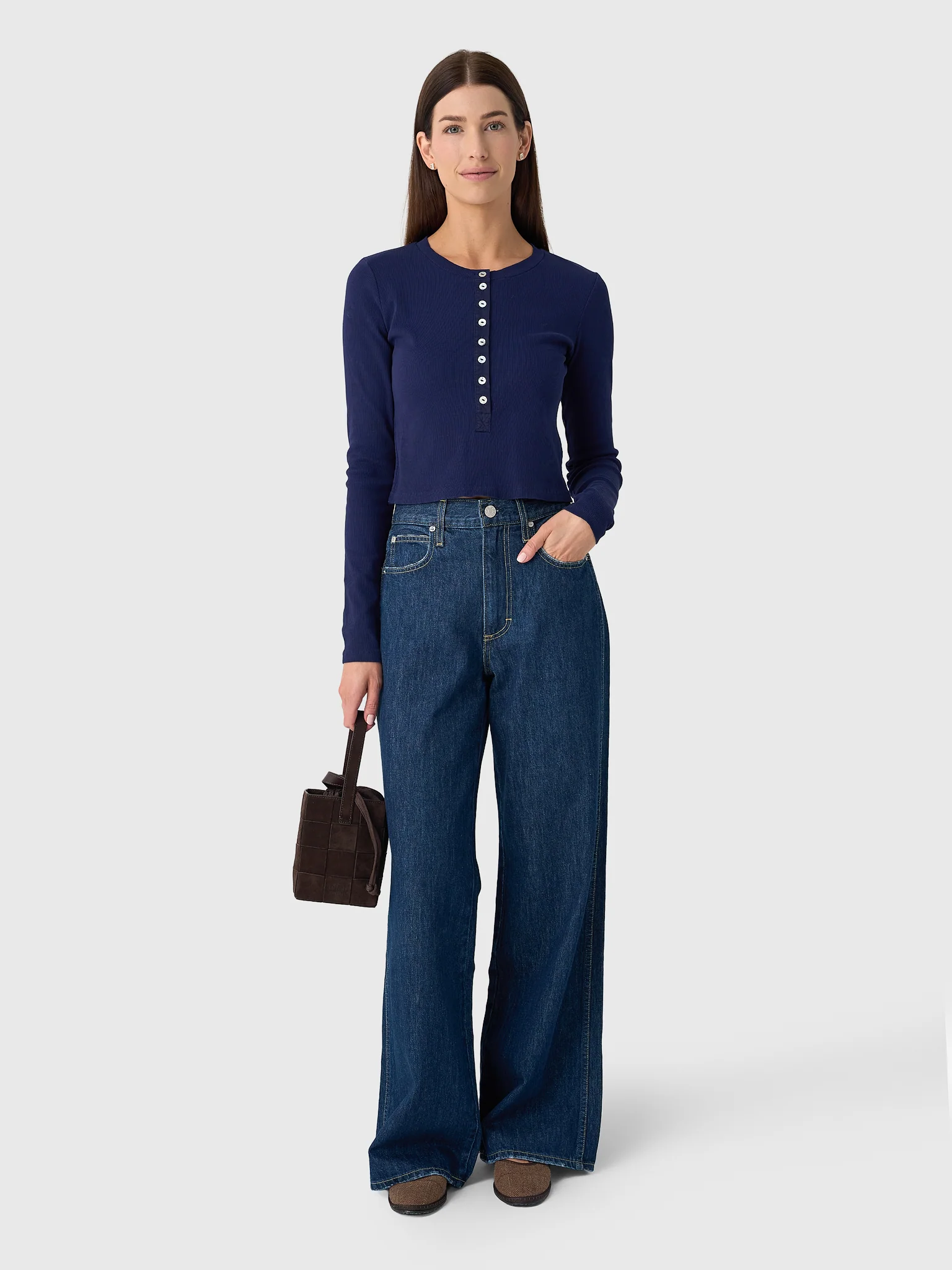 AMO Women's Sassy Rib Henley - Image 7