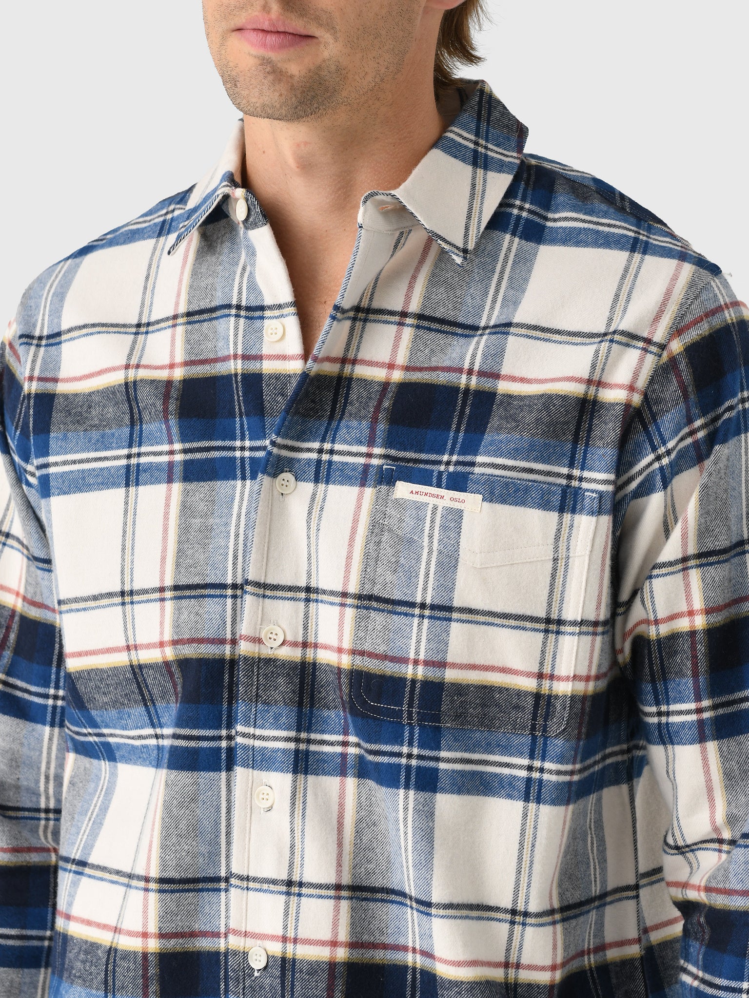 Amundsen Men's Framheim Flannel Pattern Shirt - Image 5