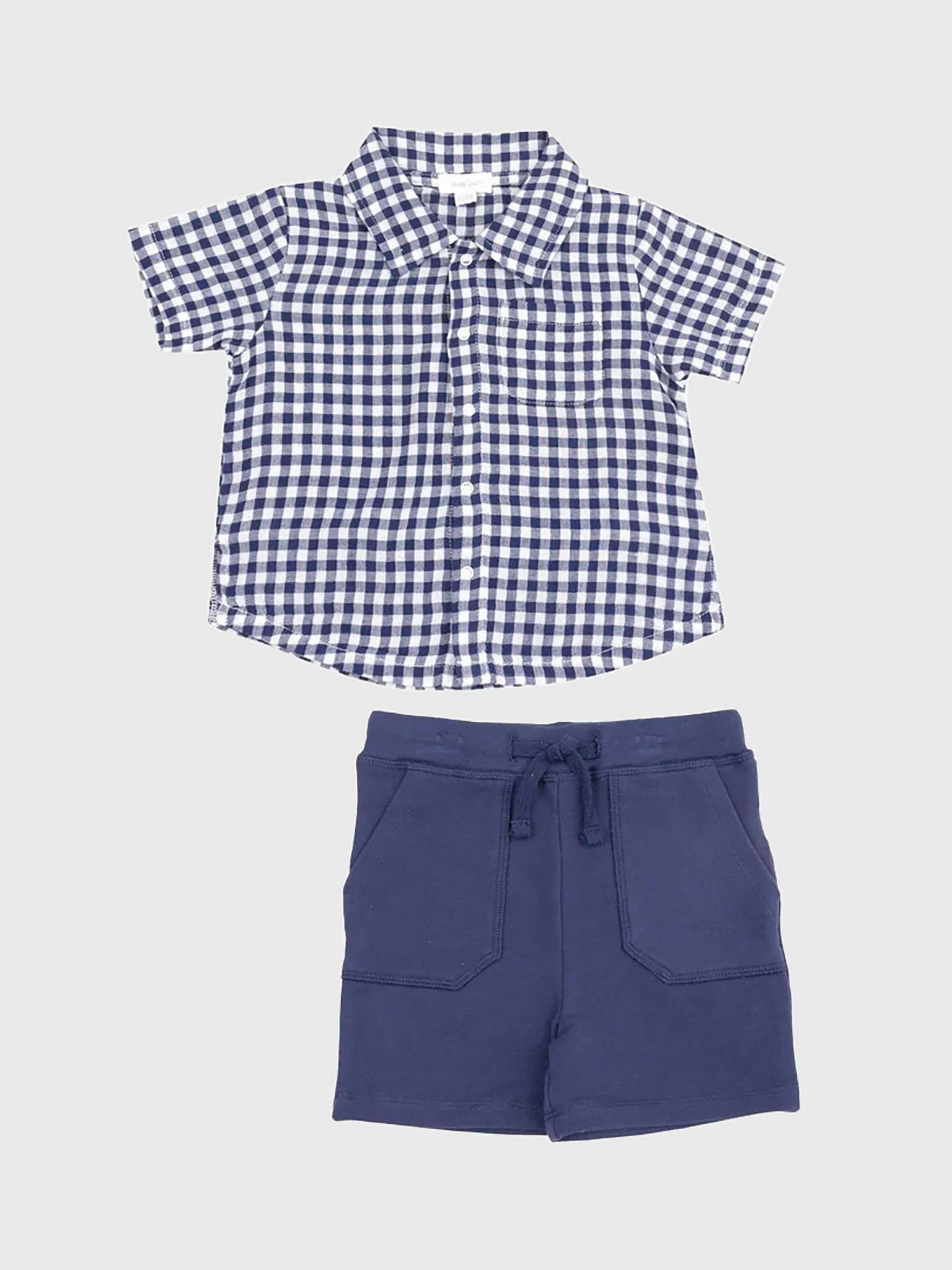Angel Dear Boys' Button-Down + Short Set