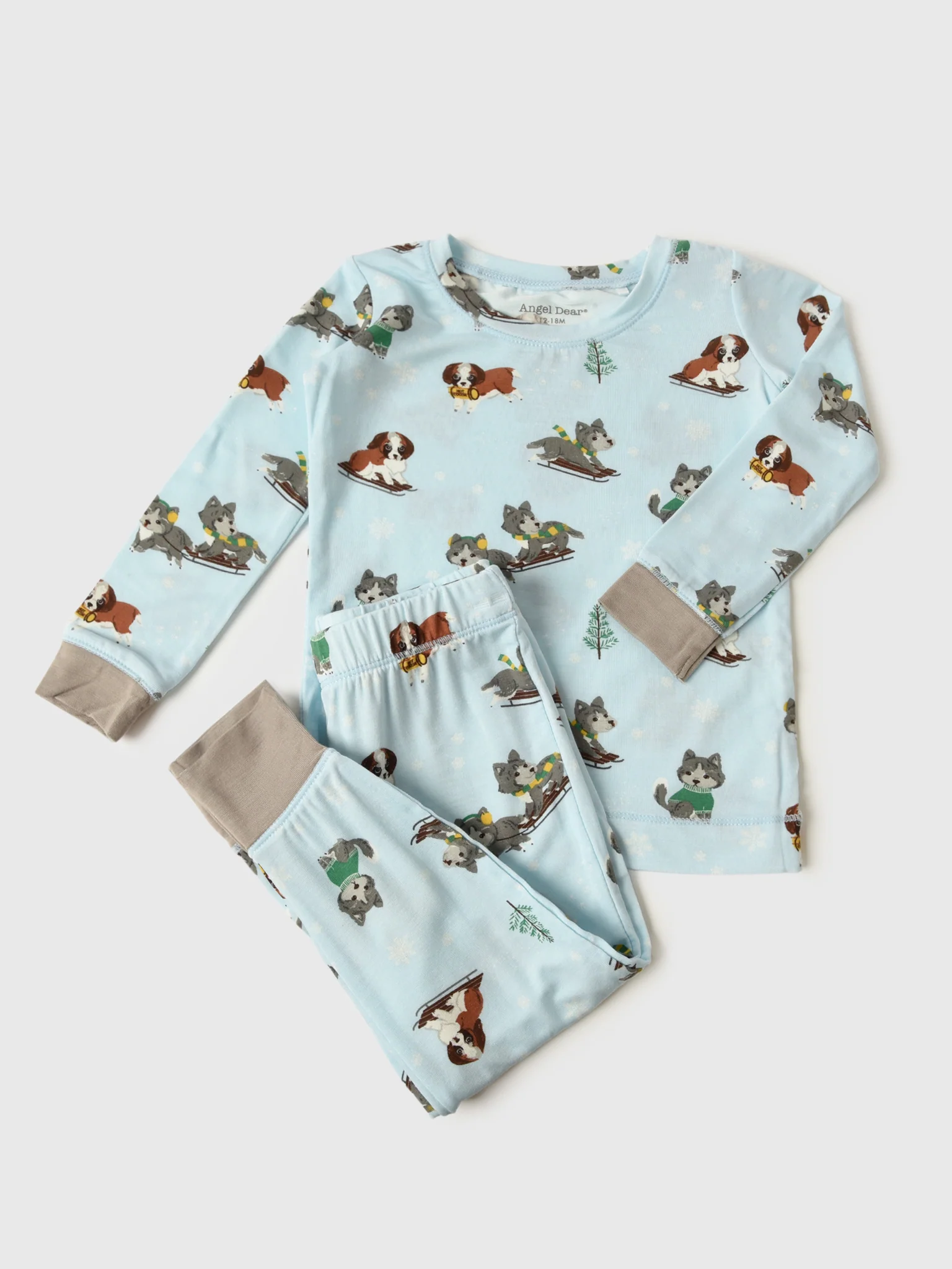 Angel Dear Boys' Mush Puppies Lounge Wear Set