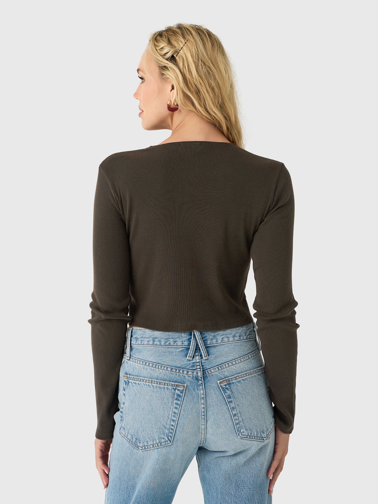 Asher Women's Kennedy Ribbed Cardigan - Image 4