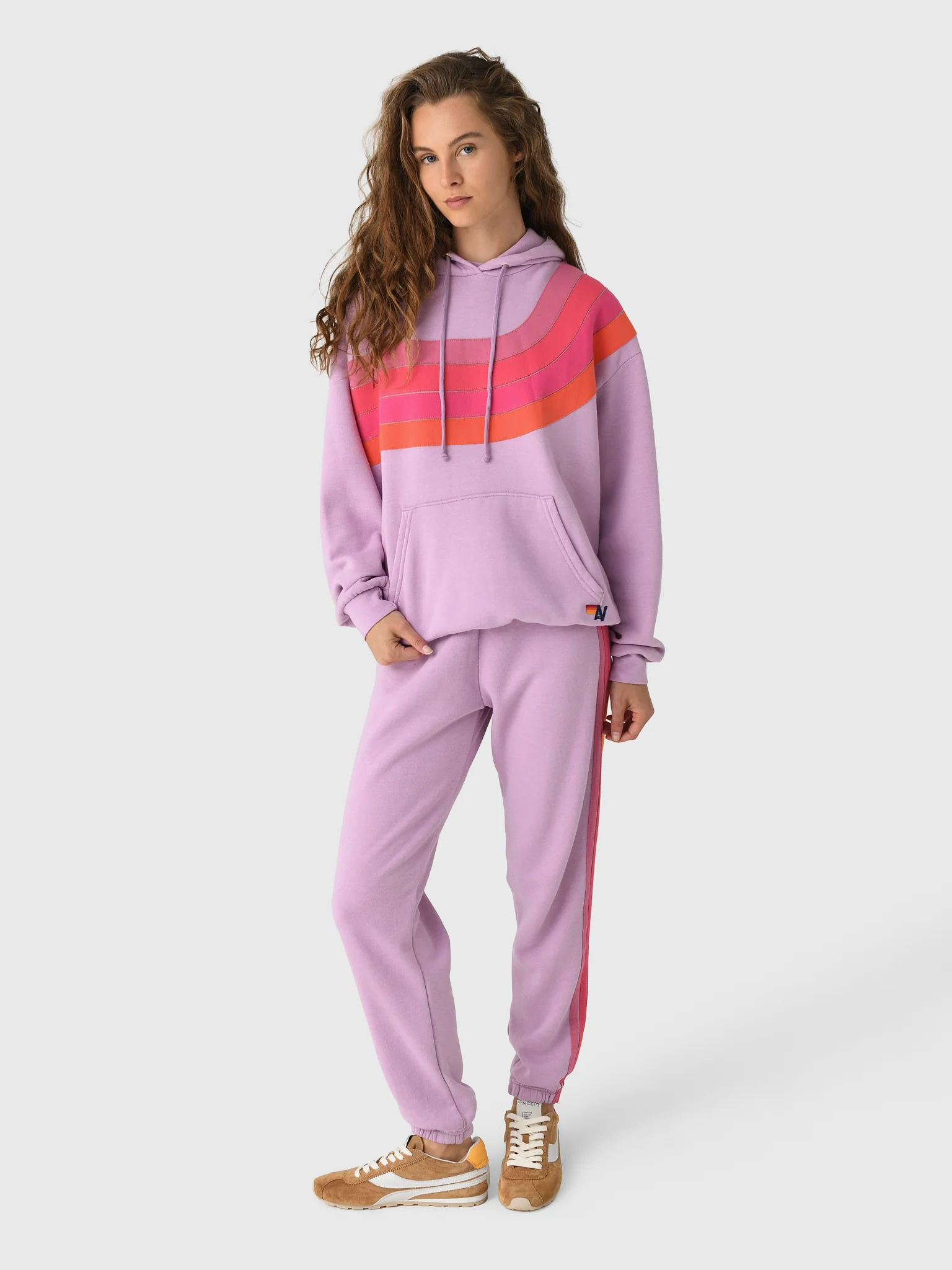Aviator Nation Women's Wave Stripe 4 Relaxed Pullover Hoodie - Image 5