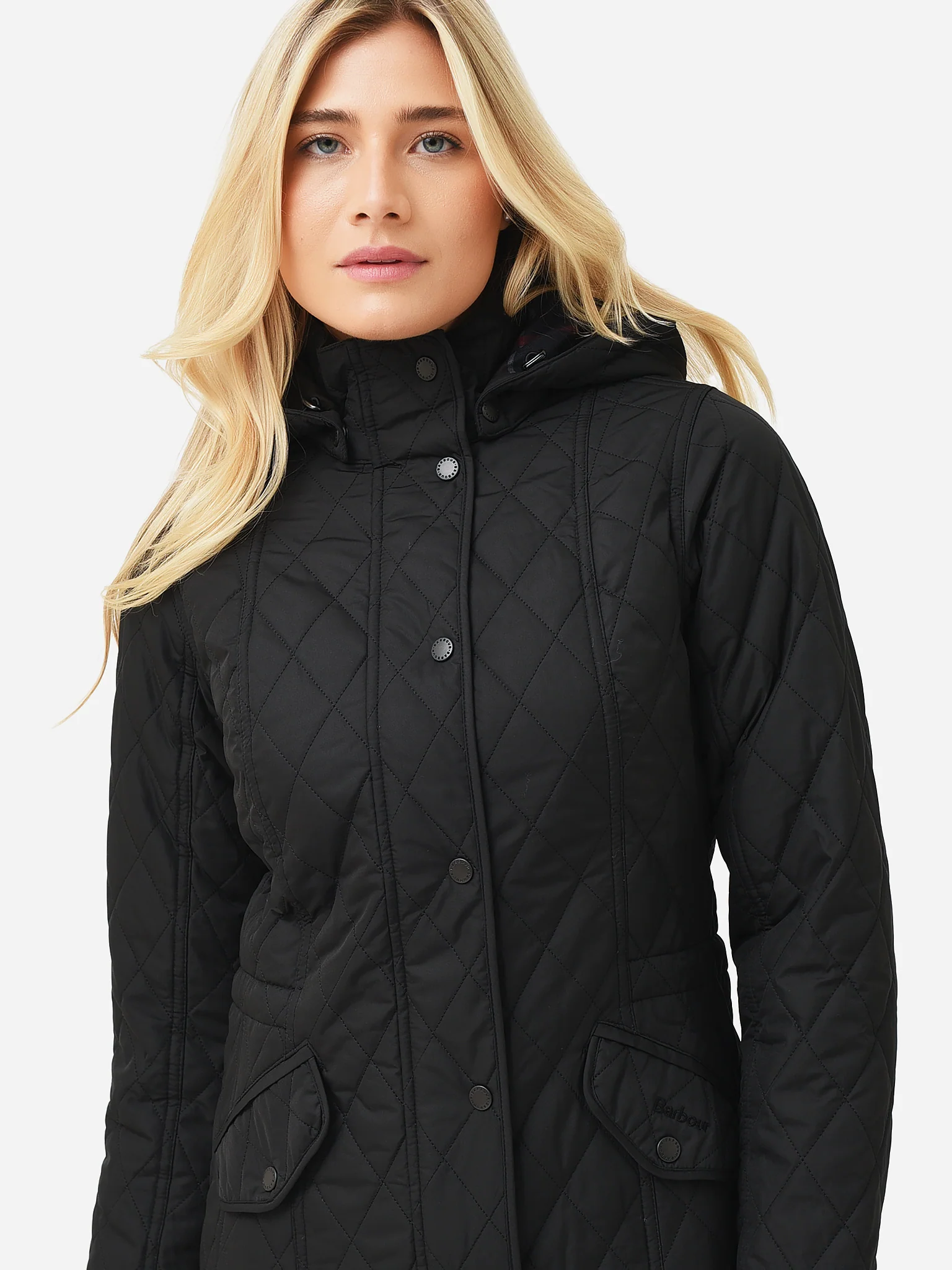 Barbour Women's Millfire Quilted Hooded Jacket