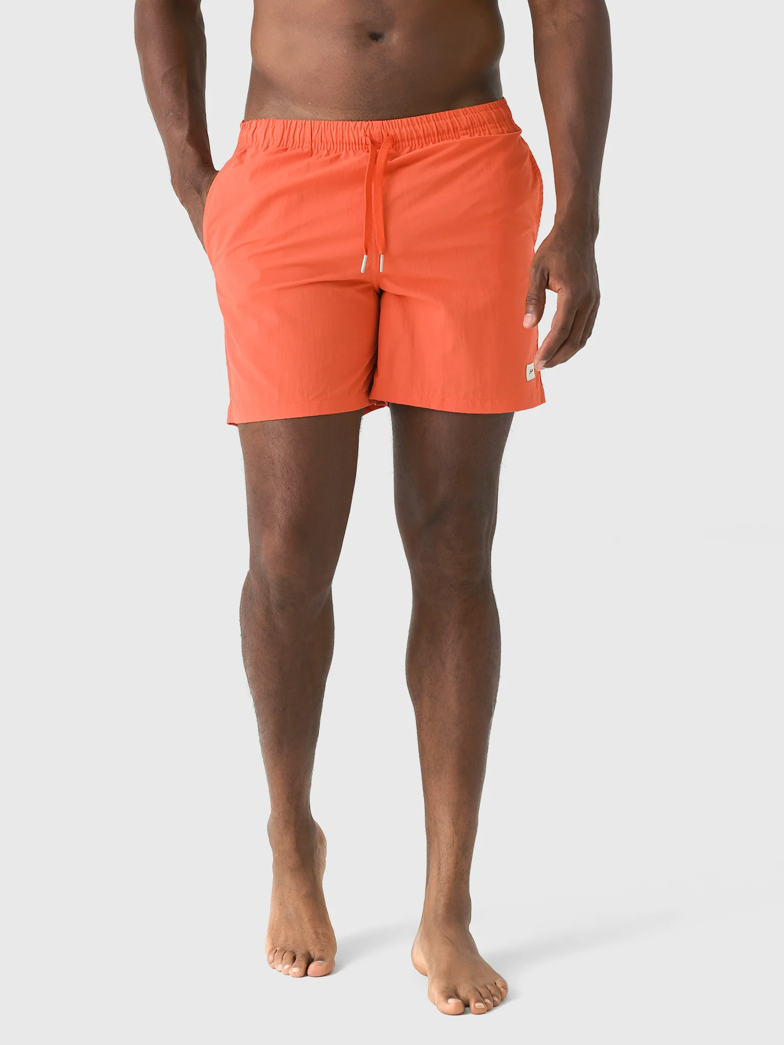 Bather Men's Solid Chili Swim Trunk
