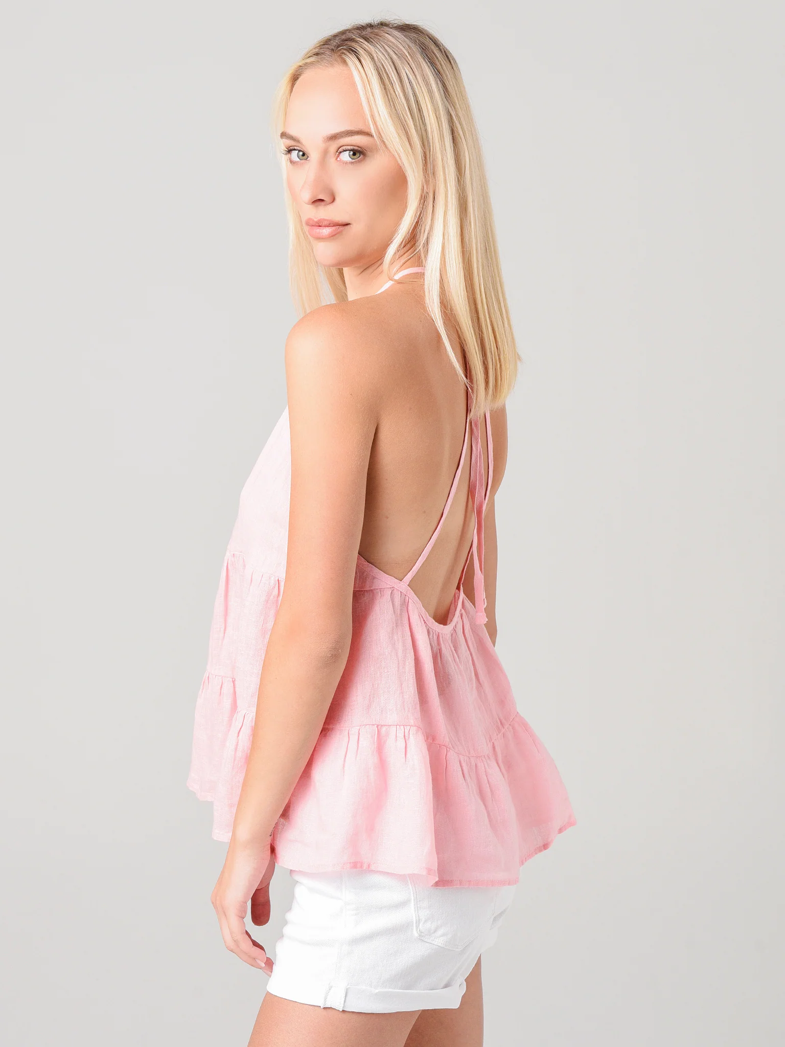 Bella Dahl Women's Tiered Halter Top - Image 2