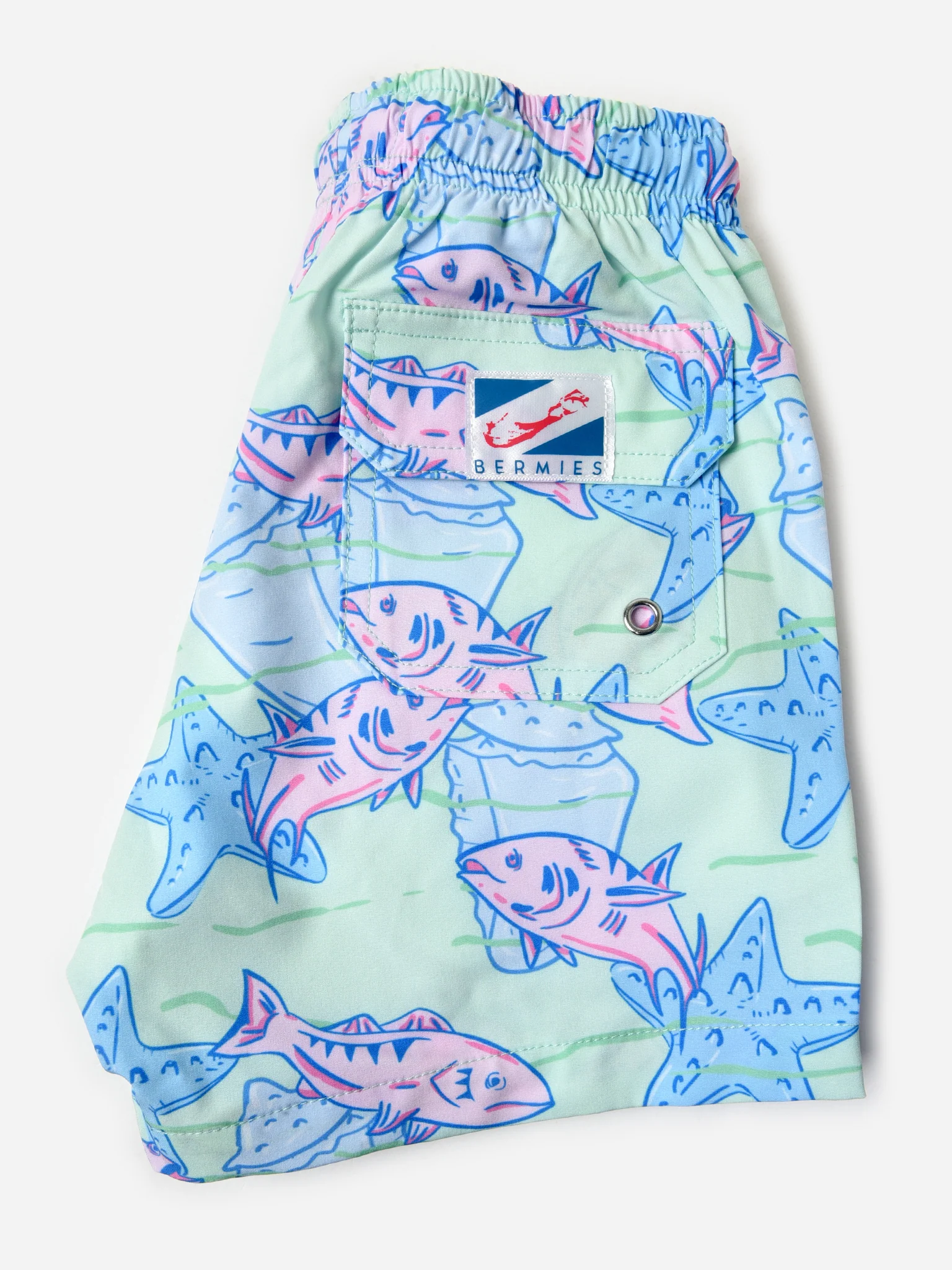 Bermies Boys' Coral Coast Swim Trunk - Image 3
