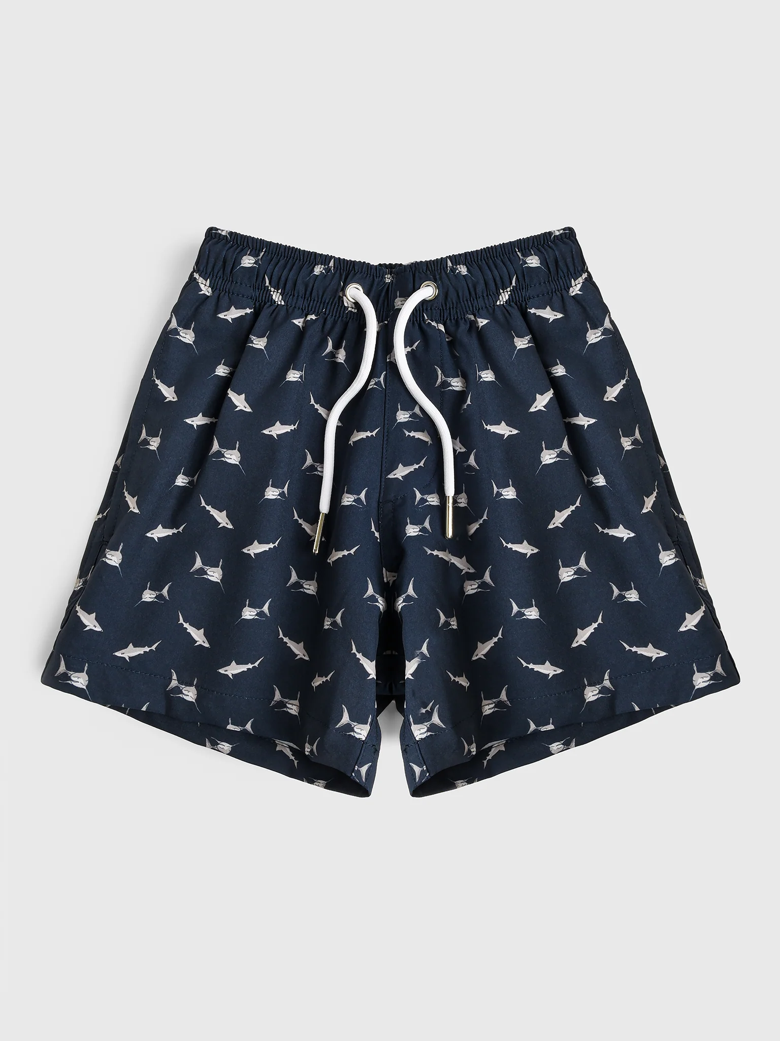 Bermies Boys' Sharks Swim Trunk