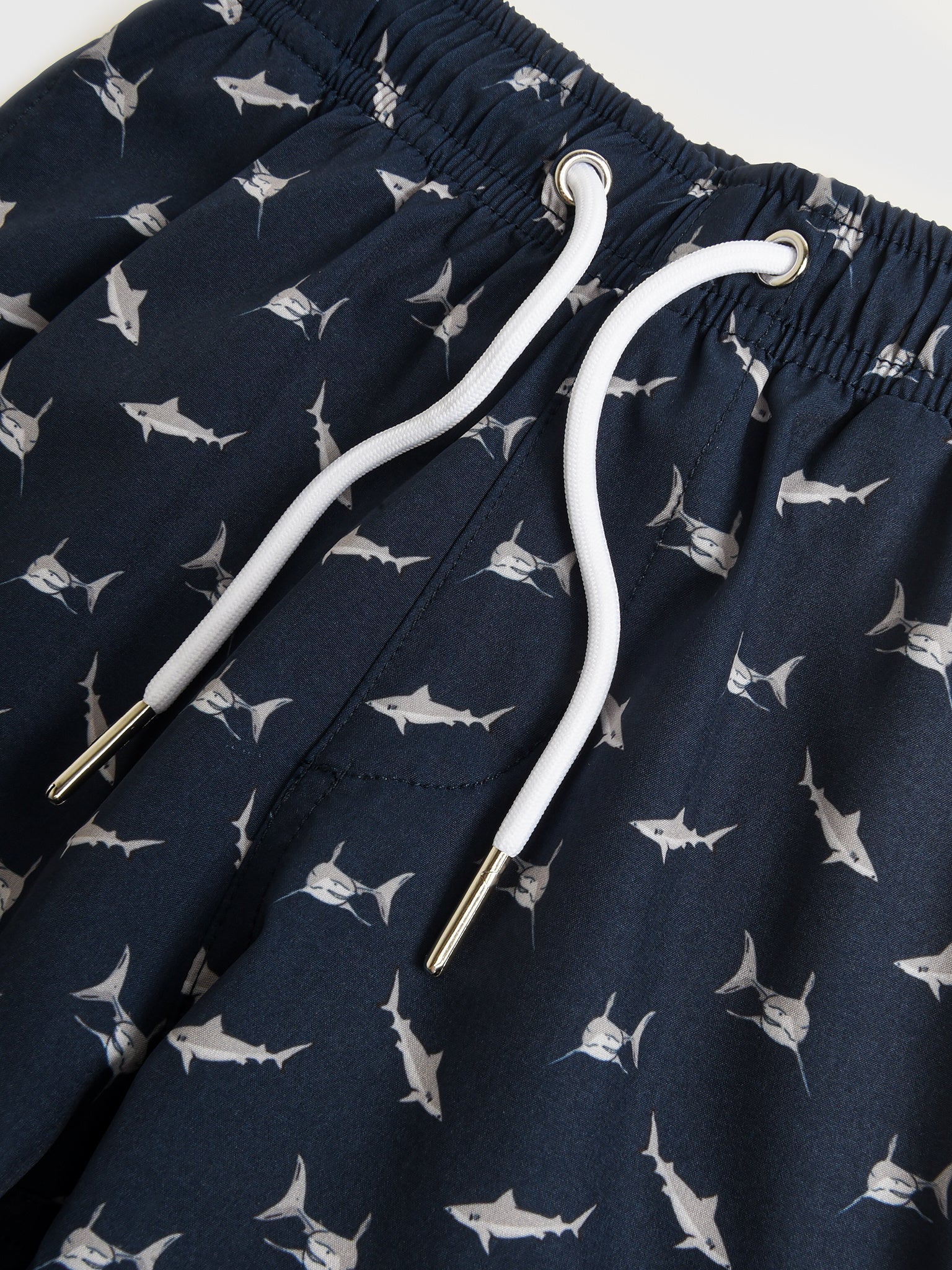 Bermies Boys' Sharks Swim Trunk - Image 2