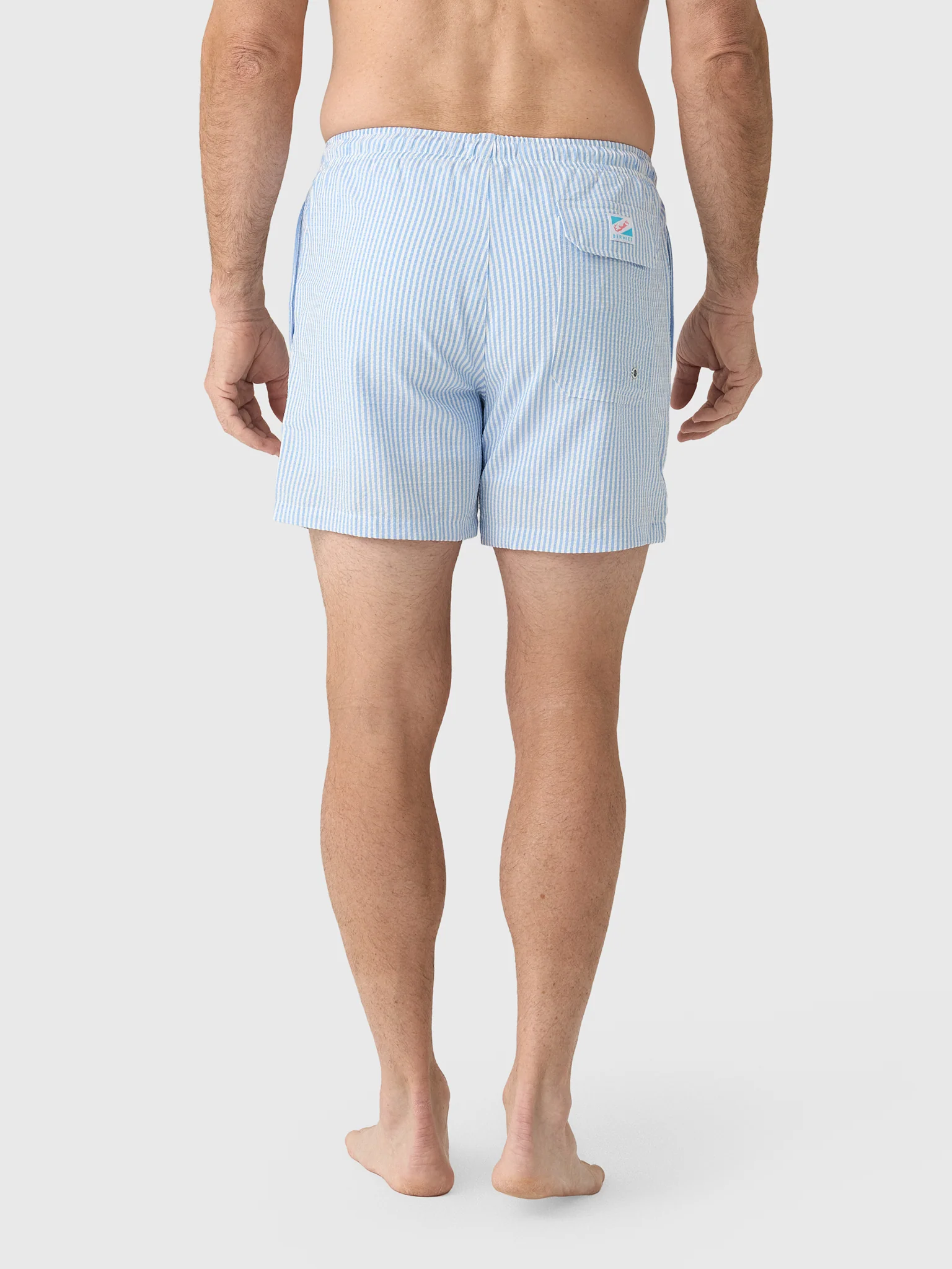 Bermies Men's Blue Swim Trunk - Image 4