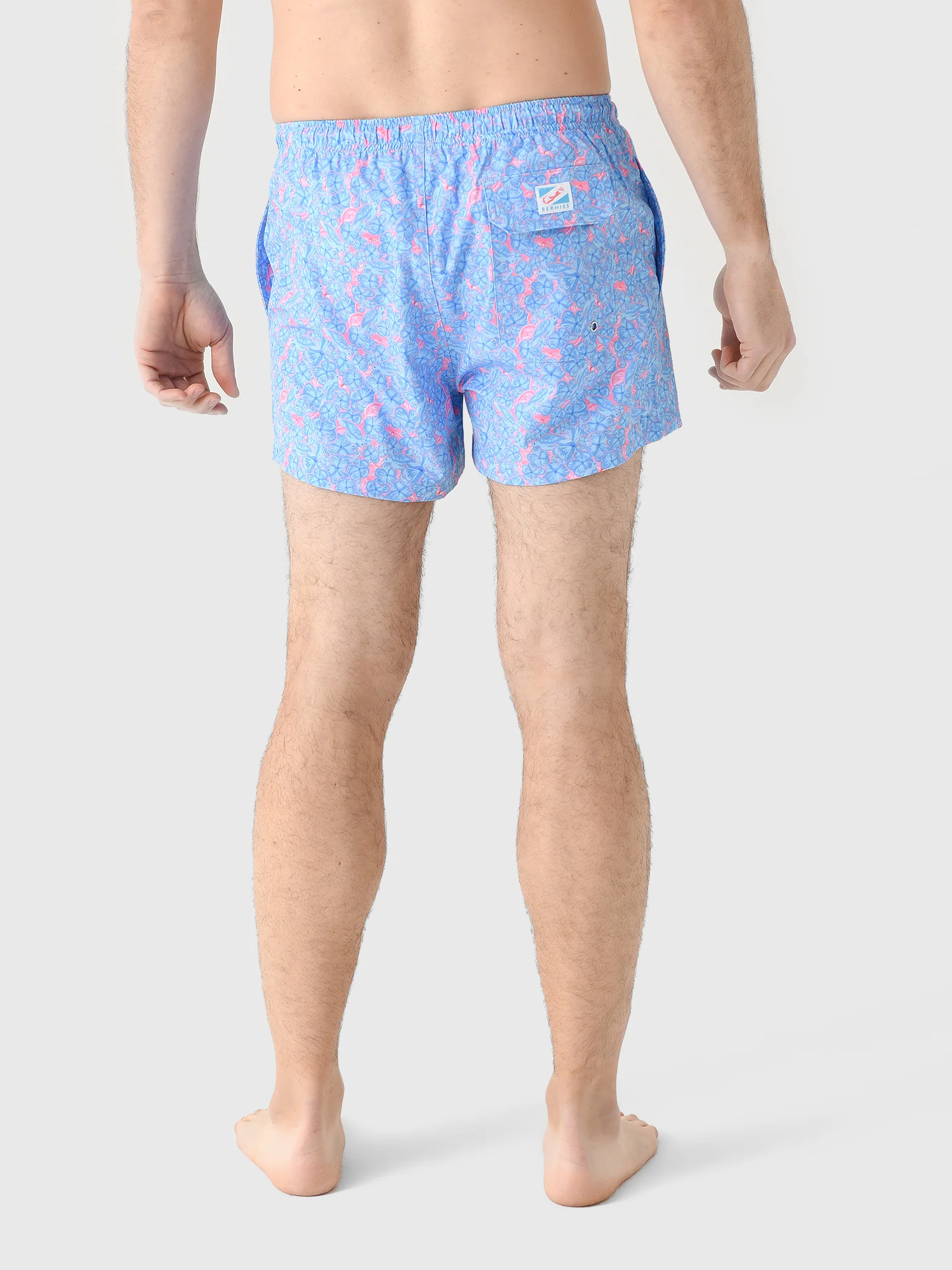 Bermies Men's Floral Swim Trunk - Image 4