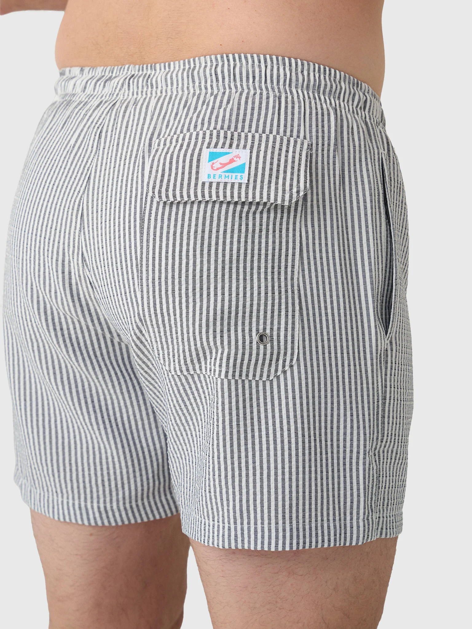 Bermies Men's Navy Swim Trunk - Image 5