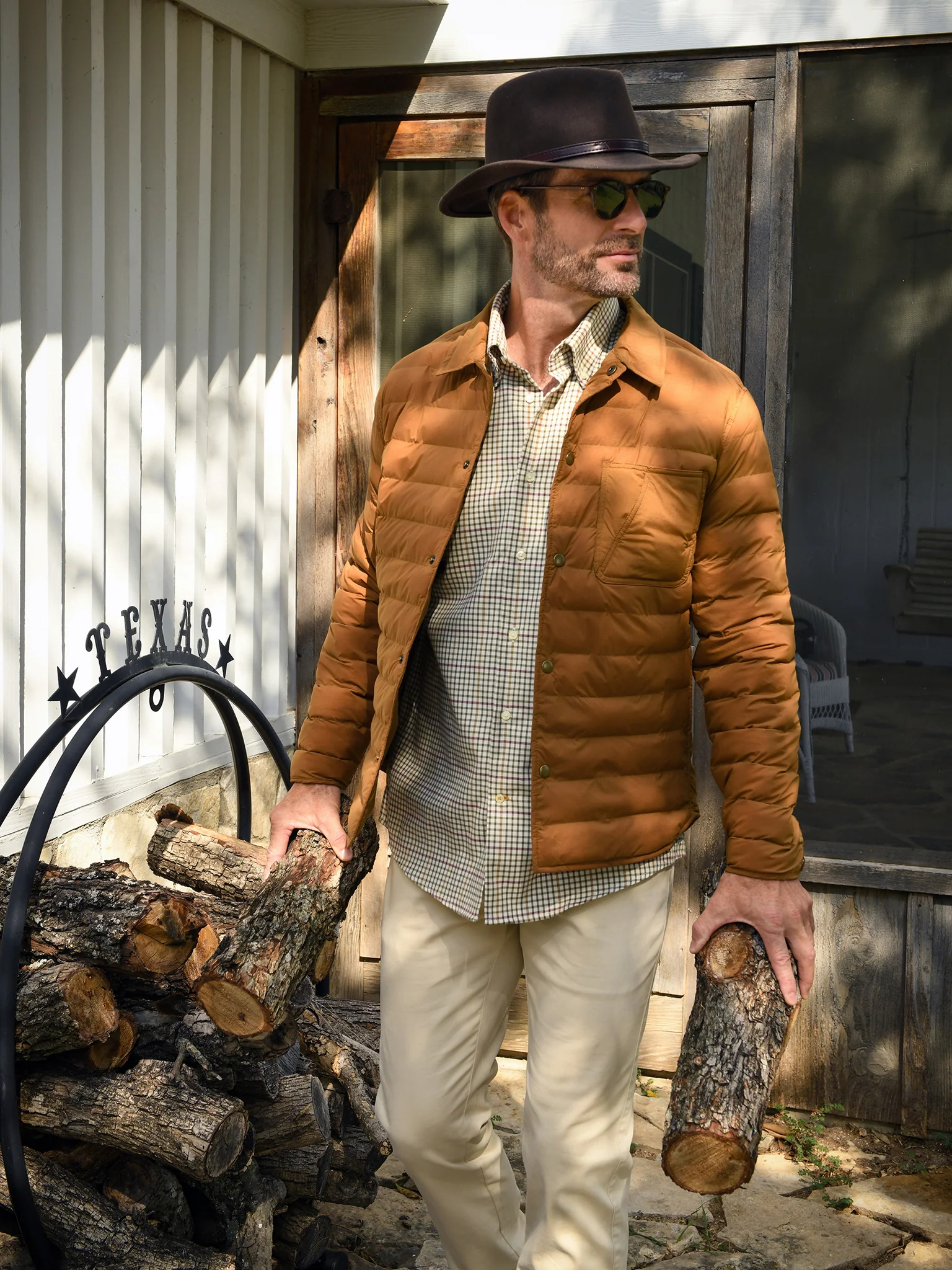 Billy Reid Men's Baffle Shirt Jacket - Image 7