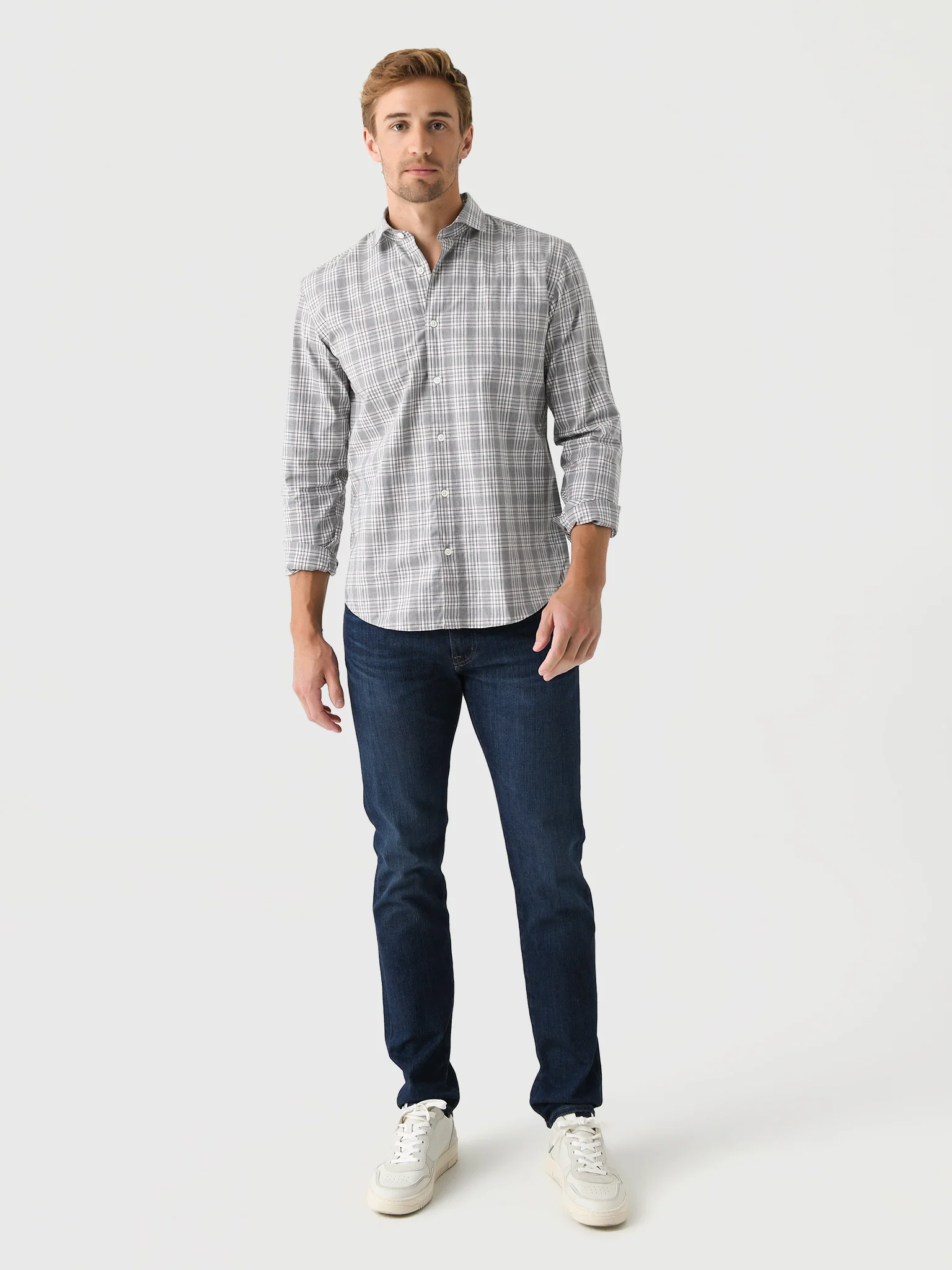 Billy Reid Men's Plaid Hutcheson Sport Shirt - Image 2