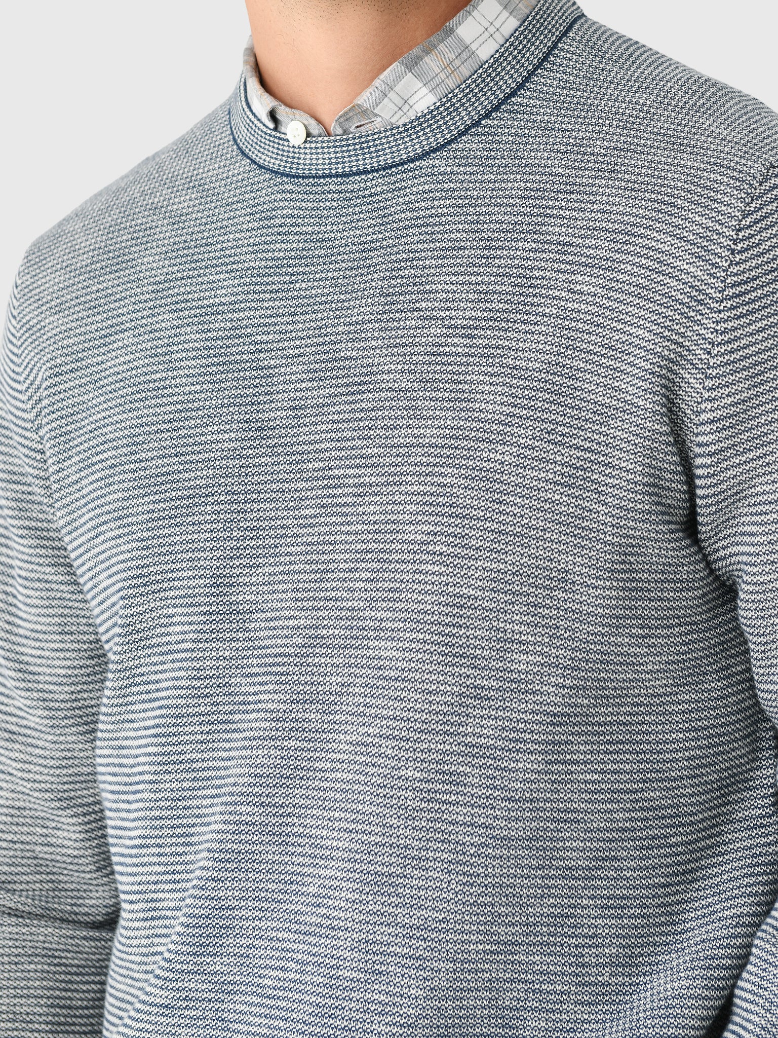 Billy Reid Men's Tuck Stripe Crew - Image 6