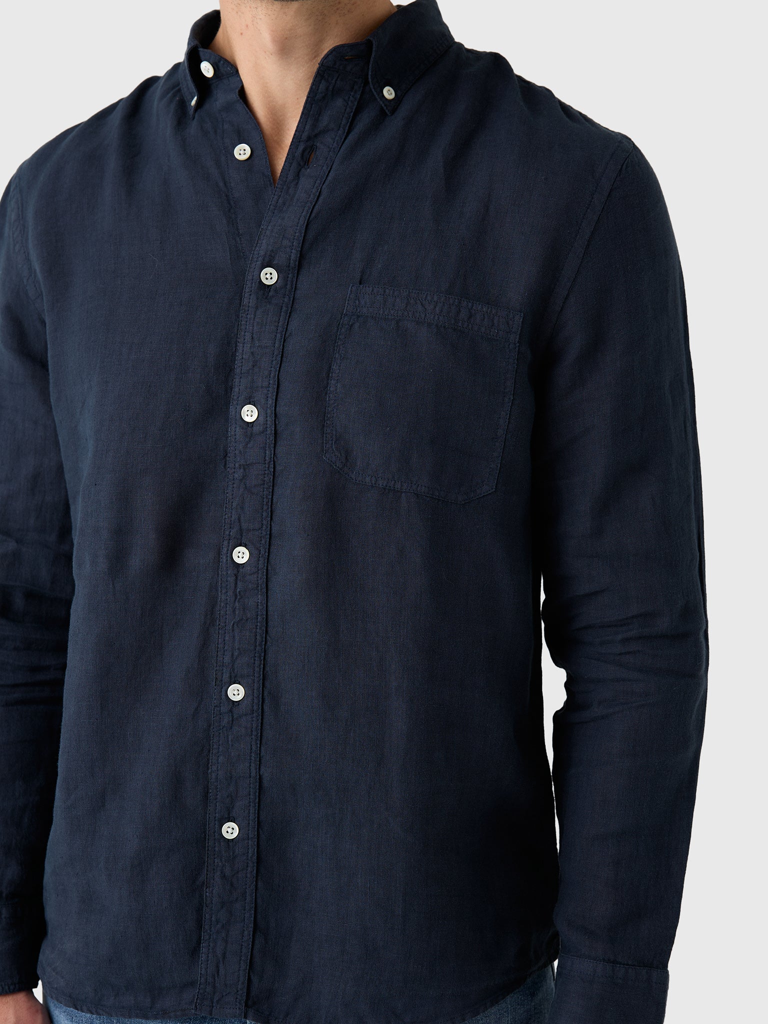 Billy Reid Men's Tuscumbia Linen Shirt - Image 11