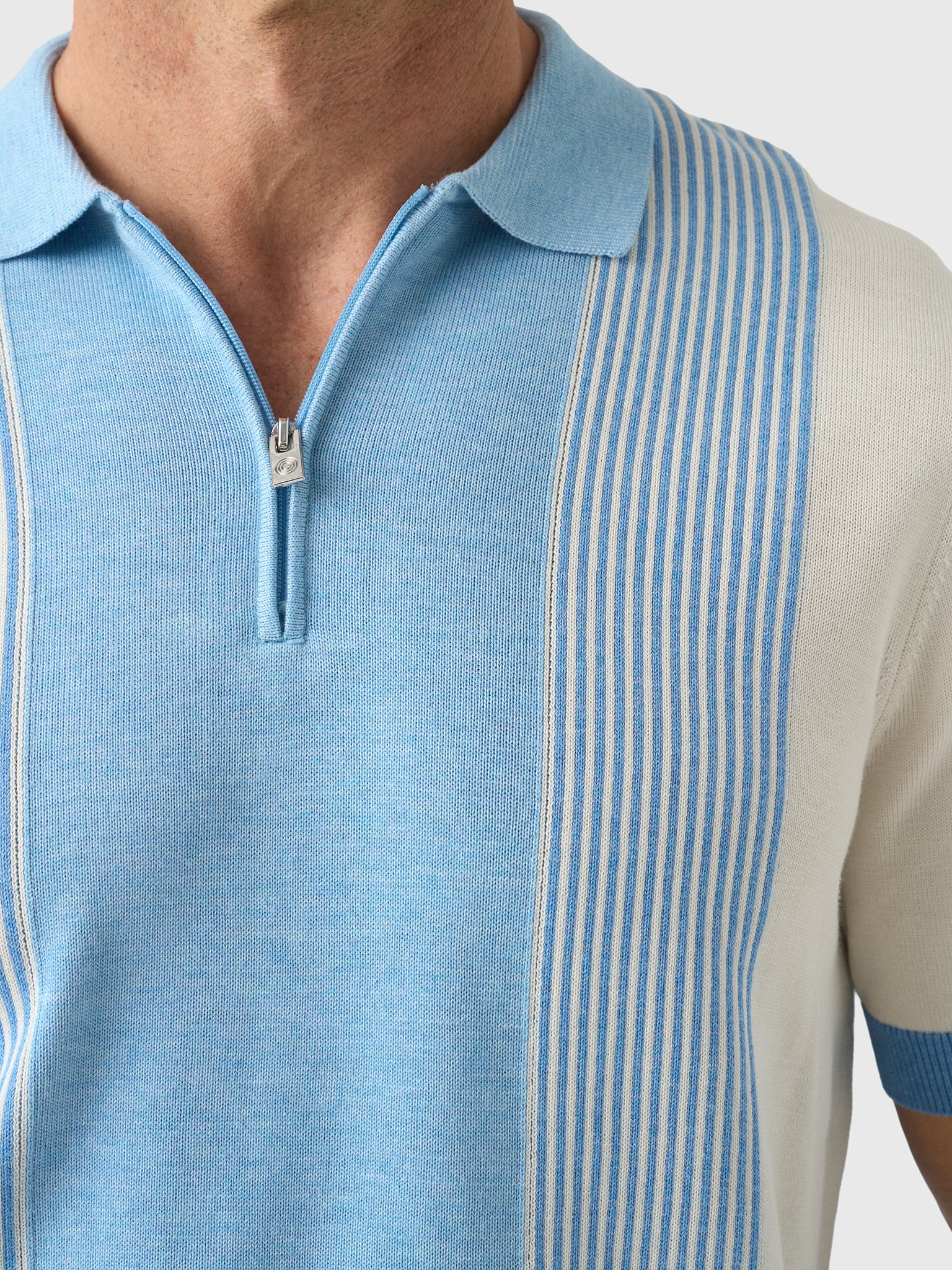 Blue Industry Men's Blaine Quarter-Zip Polo - Image 5