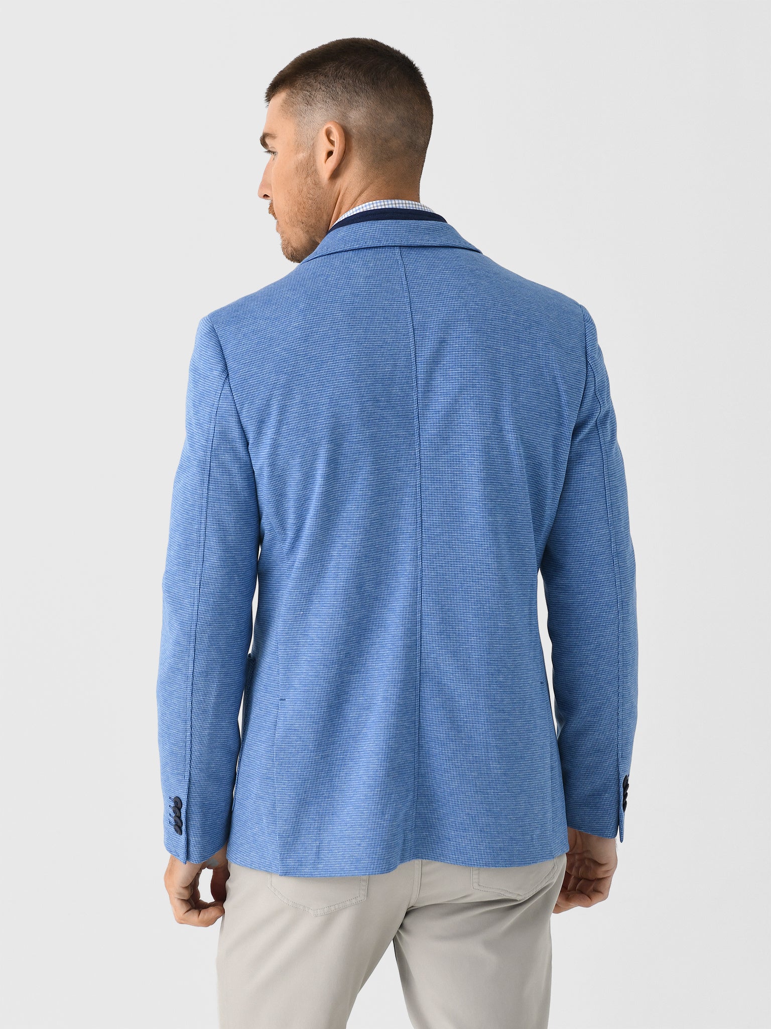 Blue Industry Men's Stretch Inlay Blazer - Image 4