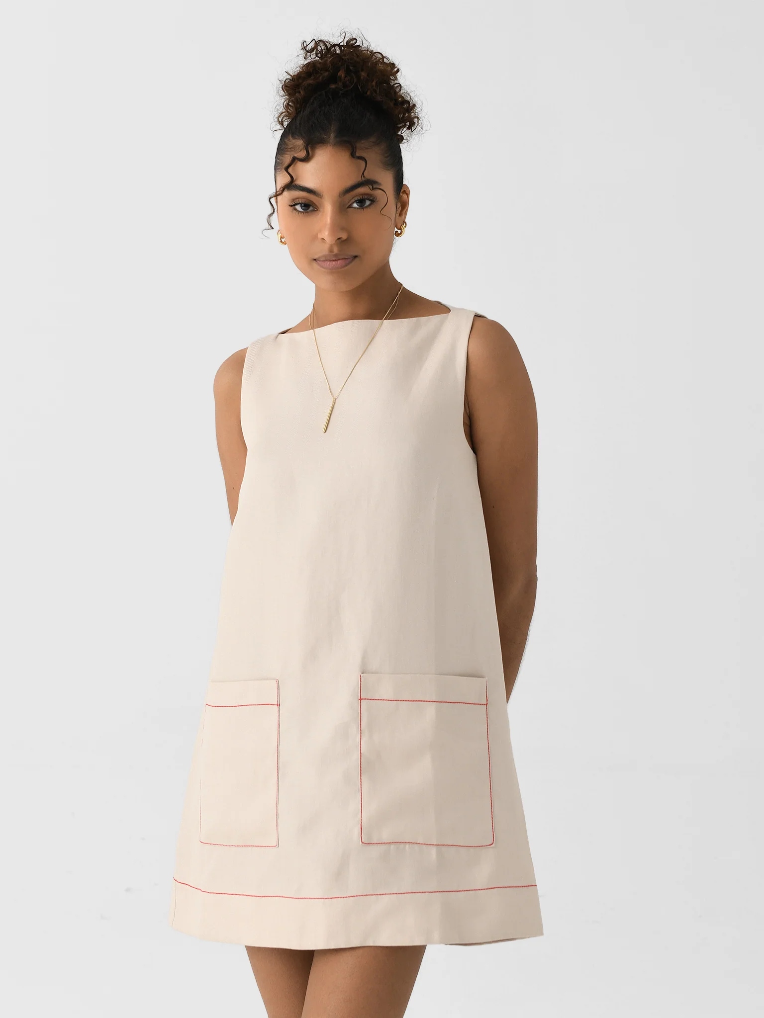 Bondi Born Women's Delphi Boat Neck Mini Dress